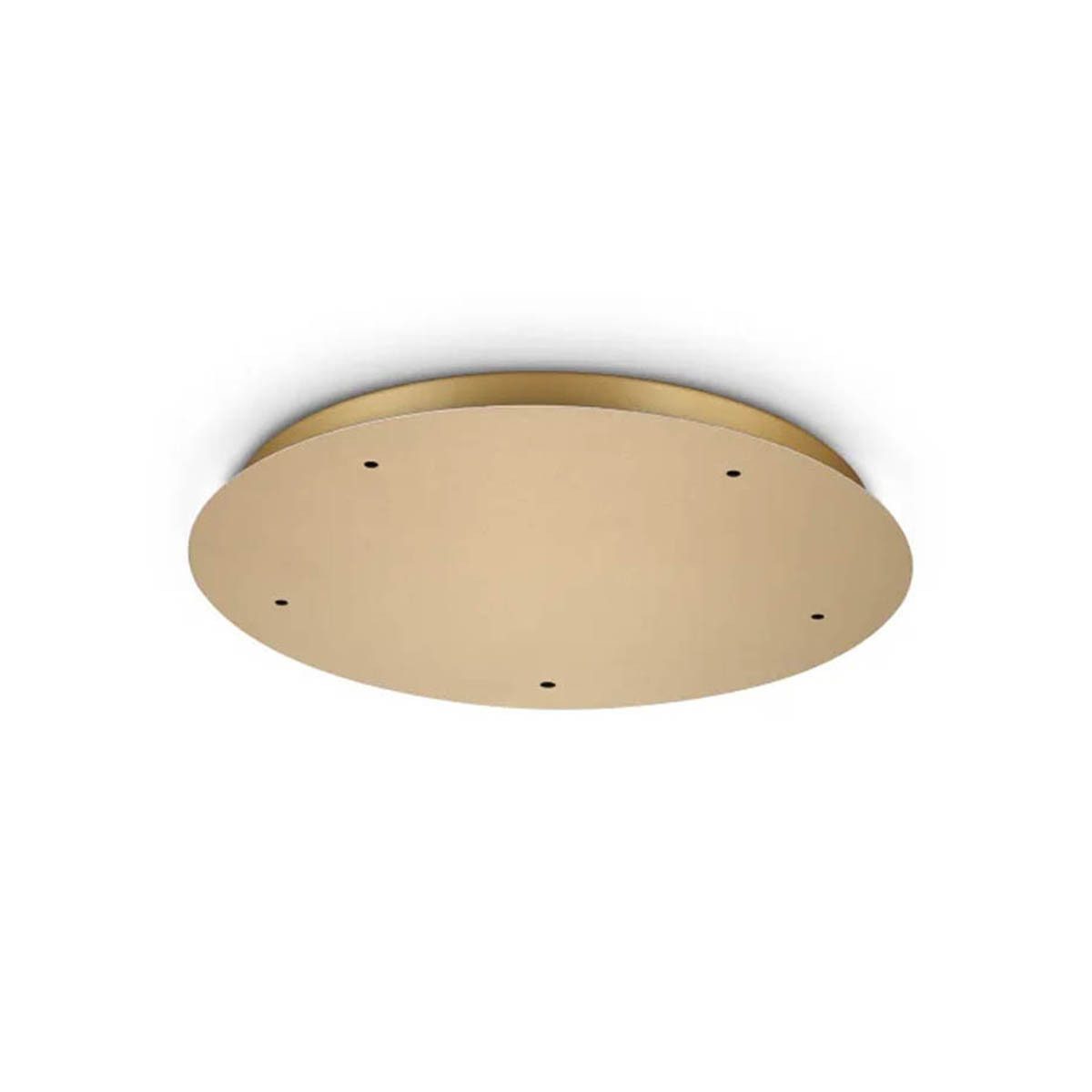 Ideal Lux Lampen-Verteiler Lampen Baldachin rund 5-fach, Runder Mehrfachbaldachin mit 5 Kabelöffnungen, Ø 45 cm, Höhe 3,6 cm