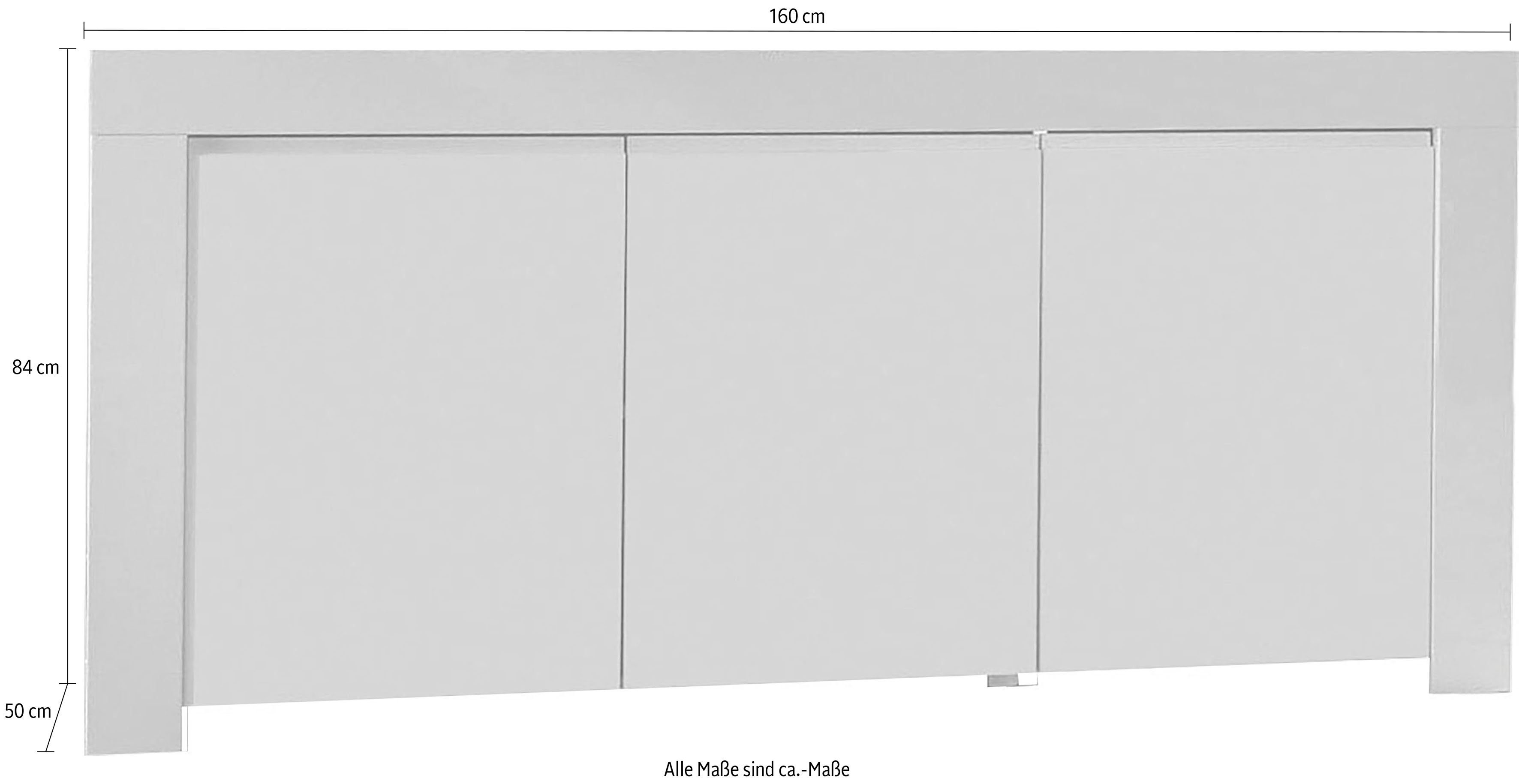 Home affaire Sideboard Amalfi, Breite 160 cm
