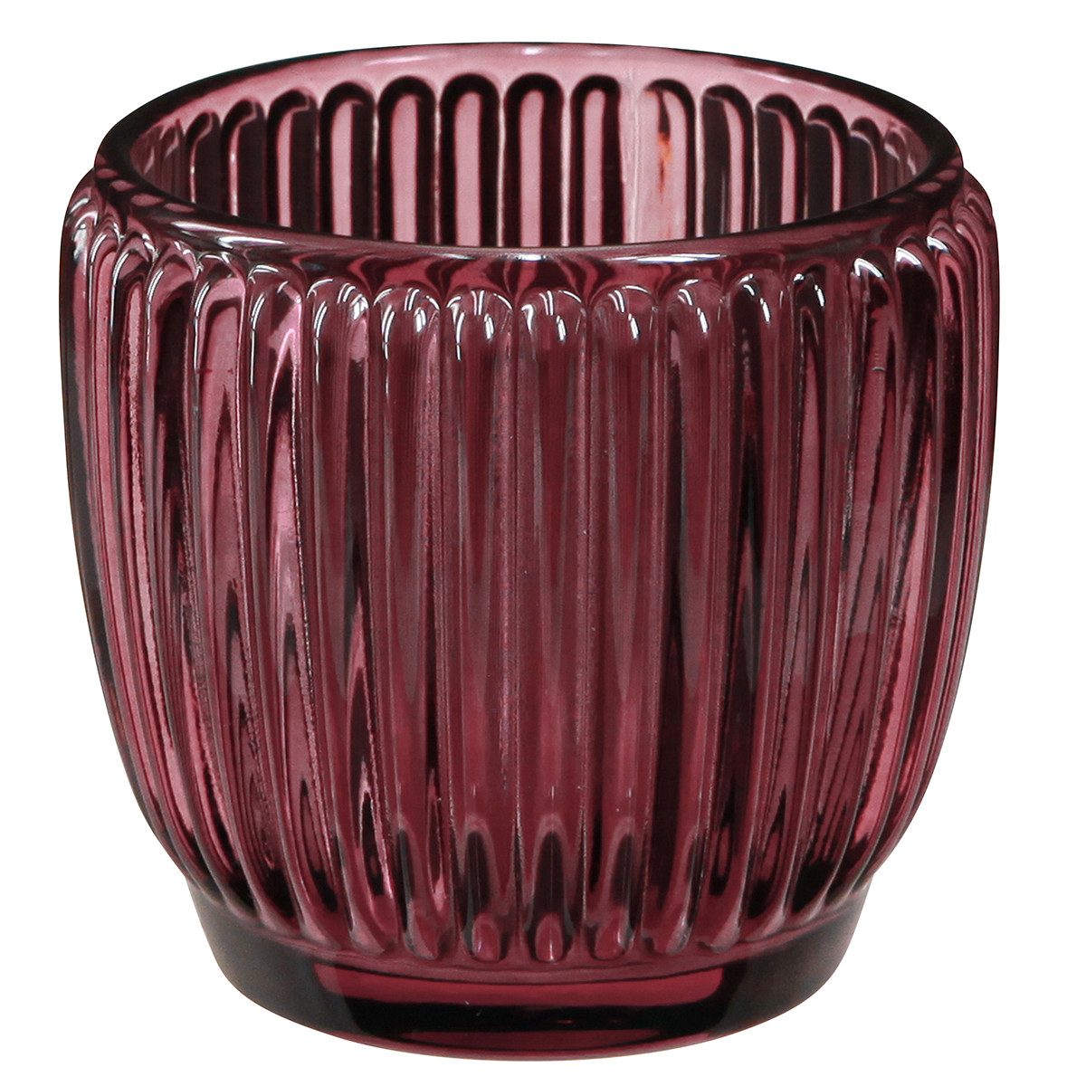 Viana Tischvase Kerzenhalter Glas Berry Retro günstig online kaufen