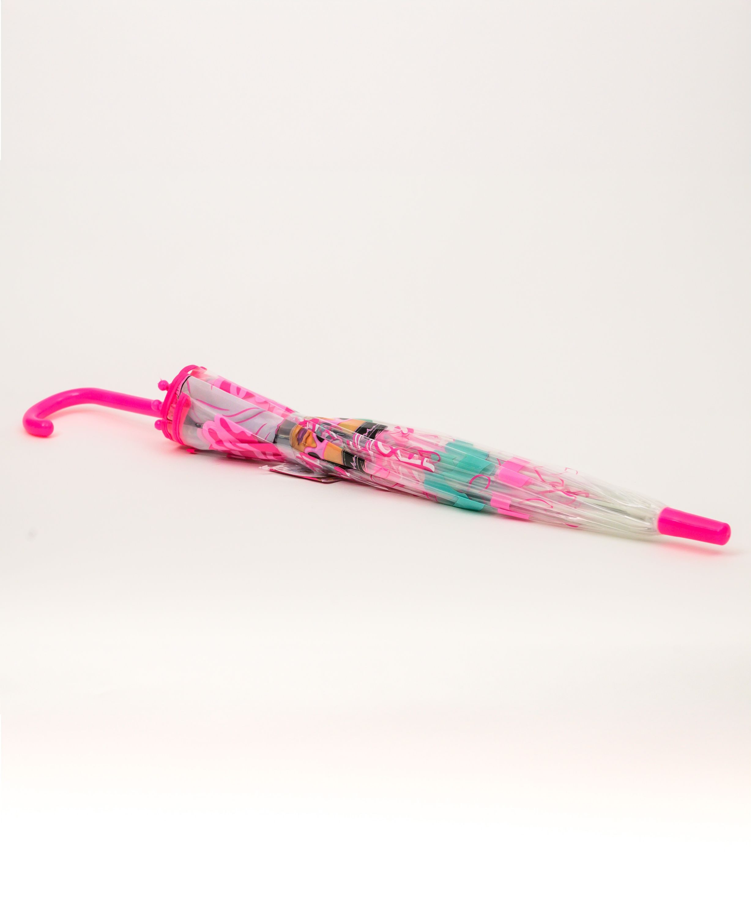 Barbie Stockregenschirm Strong Girls make Waves, Mädchen Regenschirm Kuppelschirm Ø 70, L.: 68 cm – Bild 4 von 4