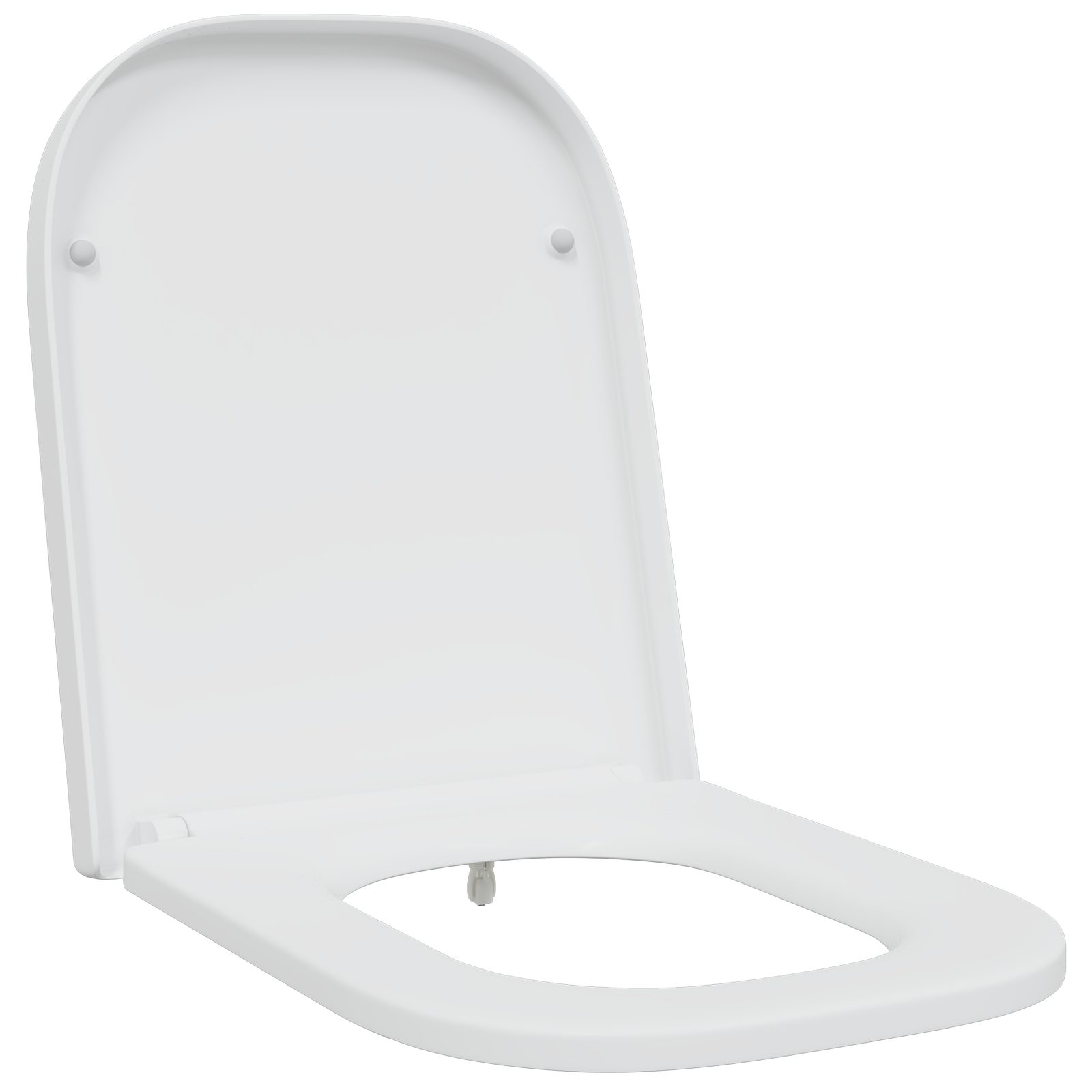 WC-Sitz Toilettensitz Quick Release Absenkautomatik Duroplast Weiß