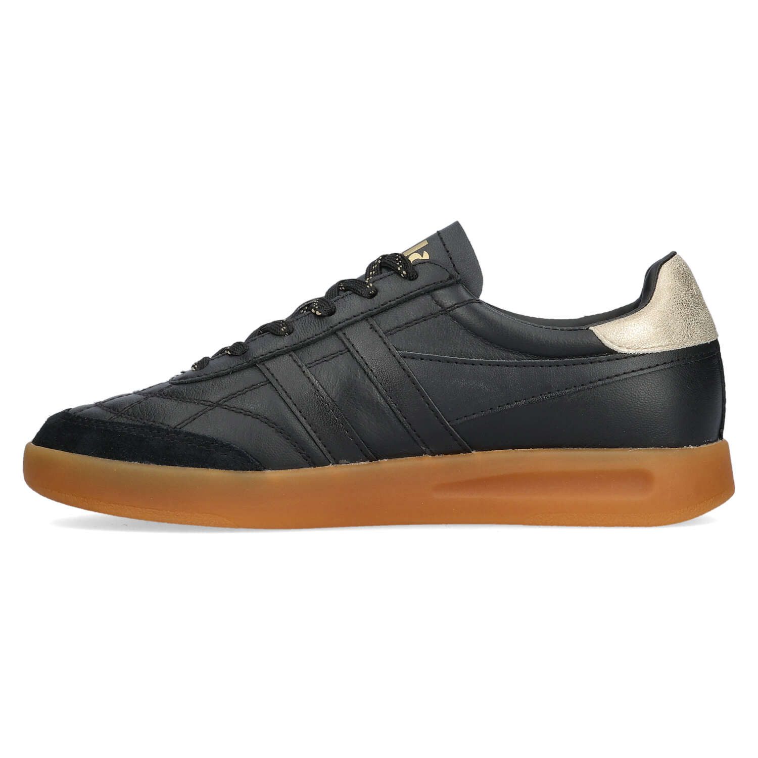 Gola Gola Stadia Leather Black/Gold/Gum Sneaker