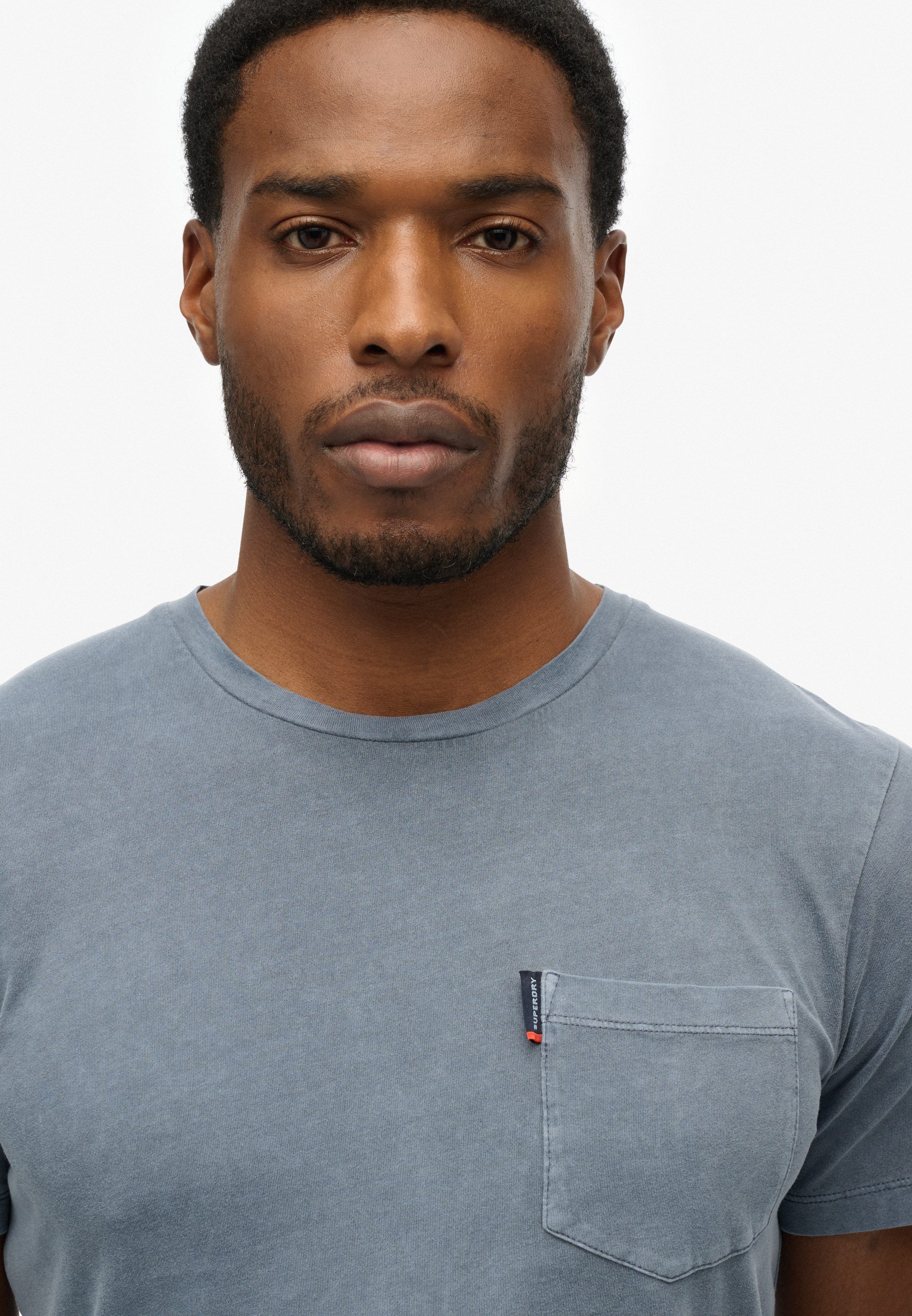 Superdry Rundhalsshirt CLASSIC ESSENTIAL POCKET TEE günstig online kaufen