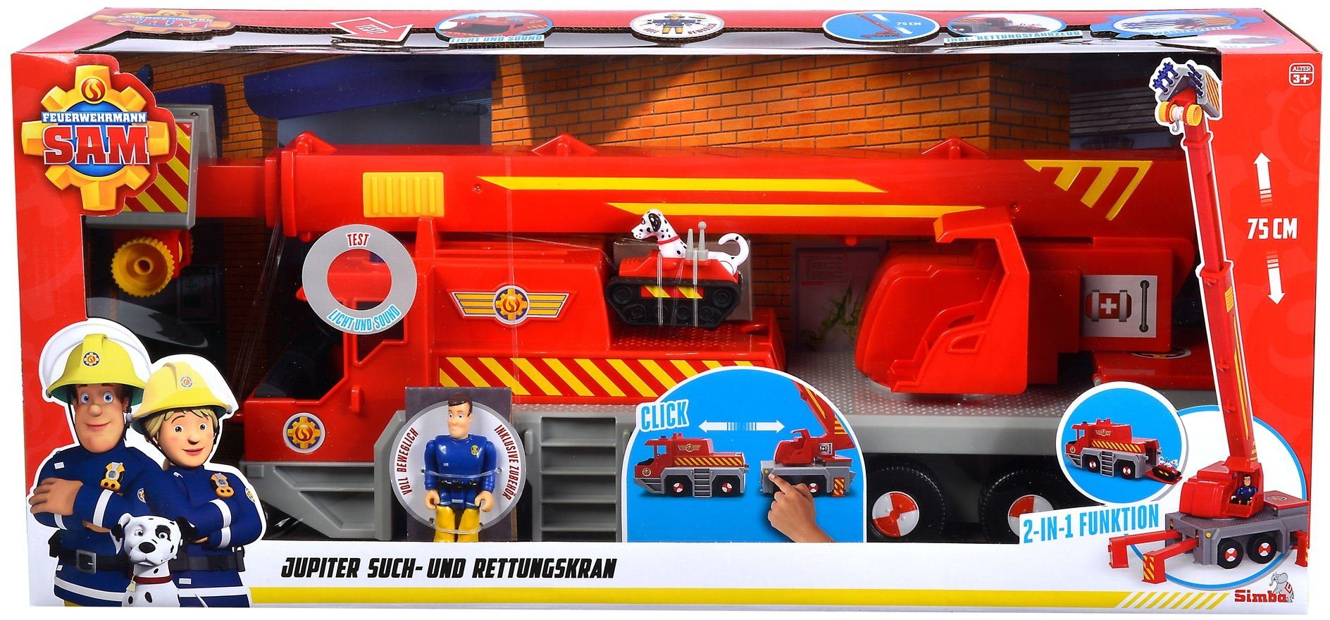 SIMBA Spielzeug-Feuerwehr Spielfahrzeug Feuerwehr Feuerwehrmann Sam Rettung günstig online kaufen