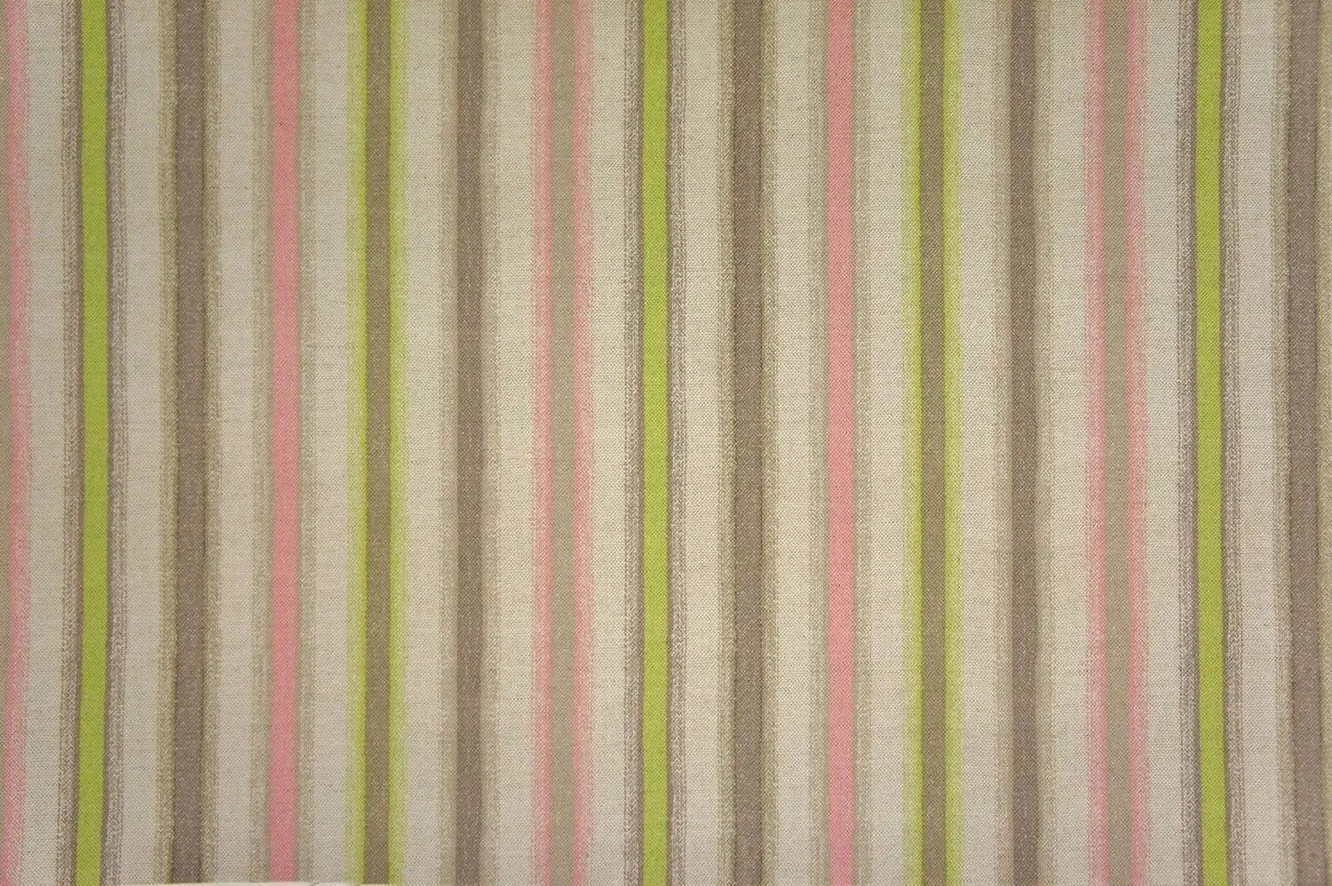 Stofferia Stoff Dekostoff Baumwolle Organisch Streifen Raya Indiana Braun, Meterware