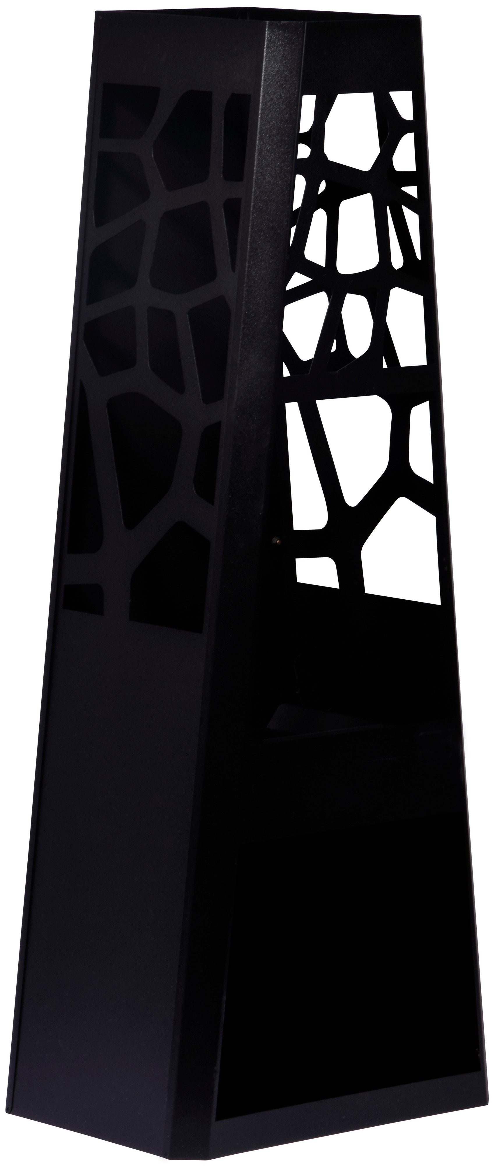 dobar Gartenkamin Design-Gartenkamin XL mit Kaminholz-Stauraum