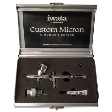 Iwata Airbrush-Kompressor IS-975 + Iwata Custom Micron CM-C2 Plus Airbrushpistole - Profi Set 26