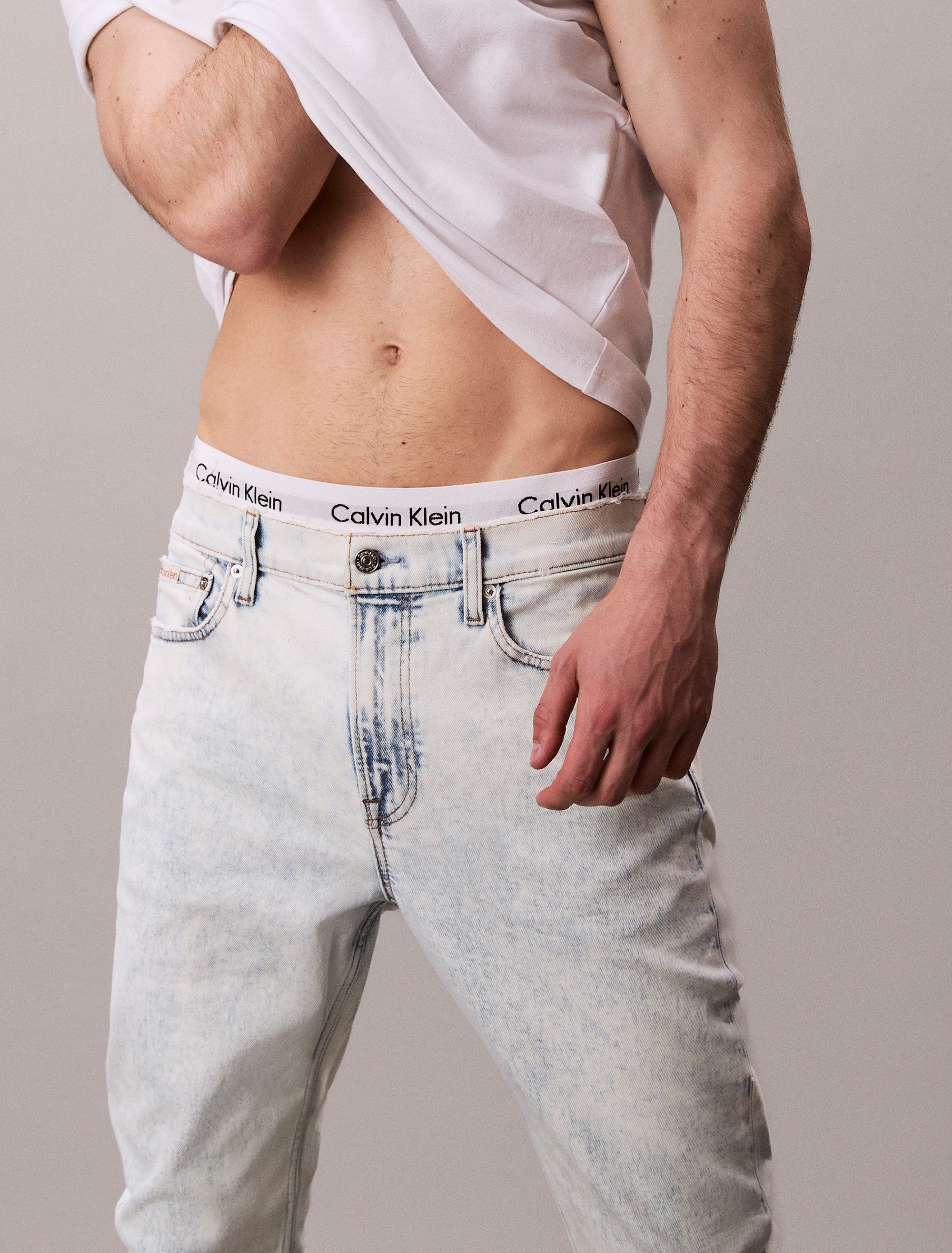 Calvin Klein Jeans Slim-fit-Jeans SLM TPR Mit Gürtelschlaufen