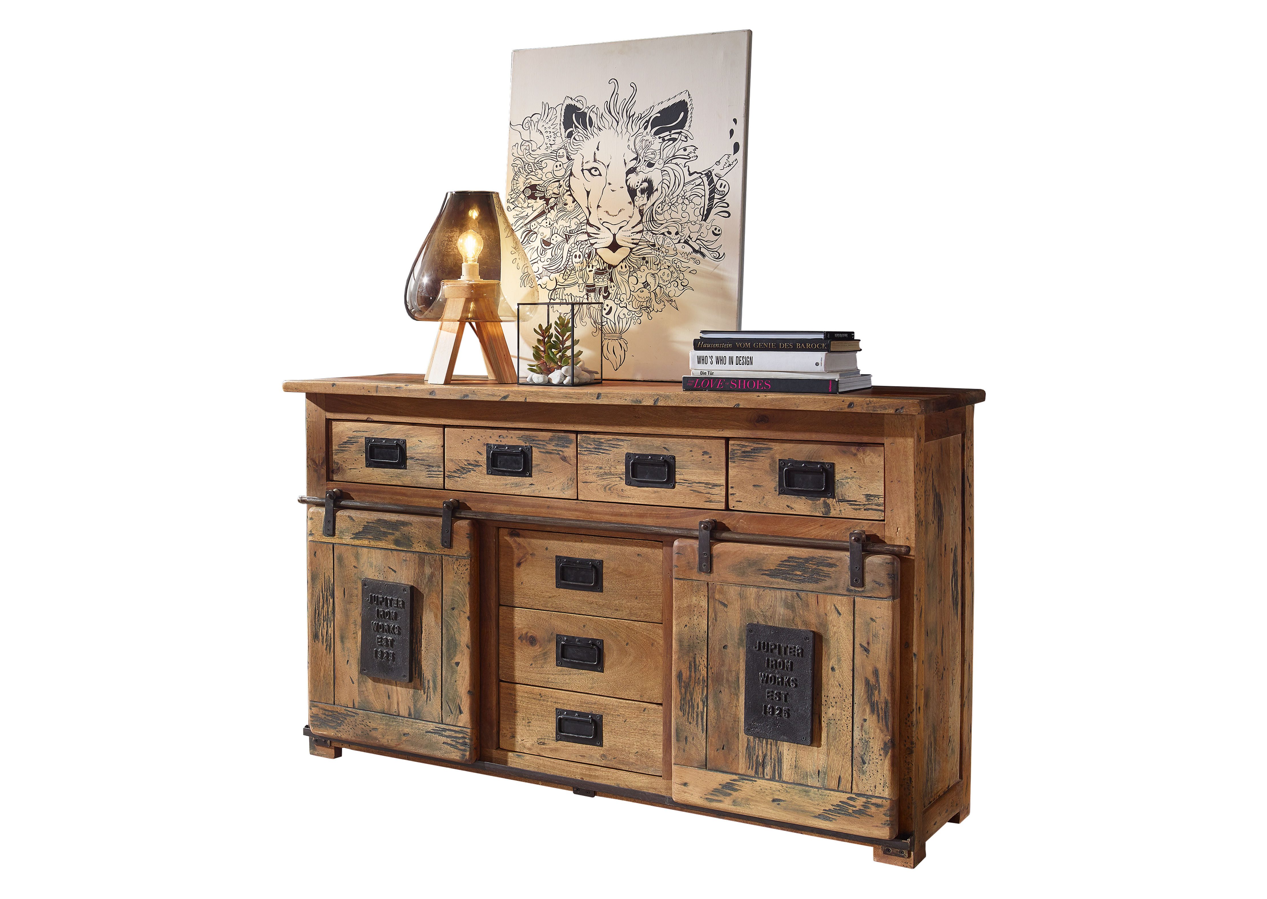 Woodroom Sideboard Pali (Mango massiv natur günstig online kaufen