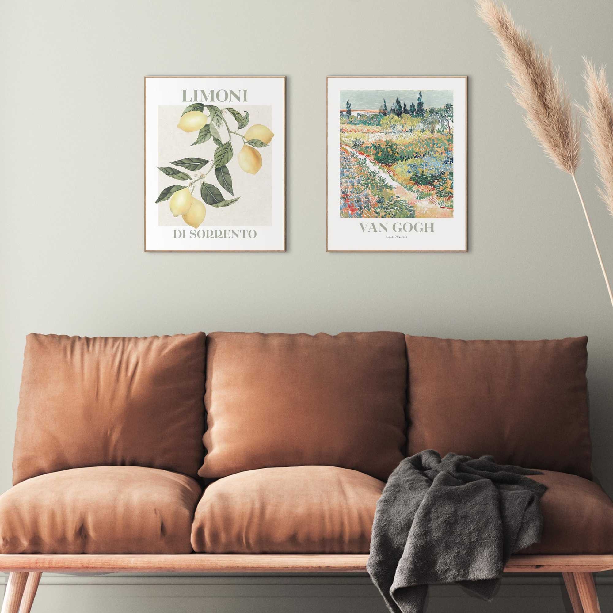 Reinders! Poster Van Gogh Flora, Wohnzimmer - Zitrone - Sorrento - Grün - MDF - Kunst - 40x50 cm