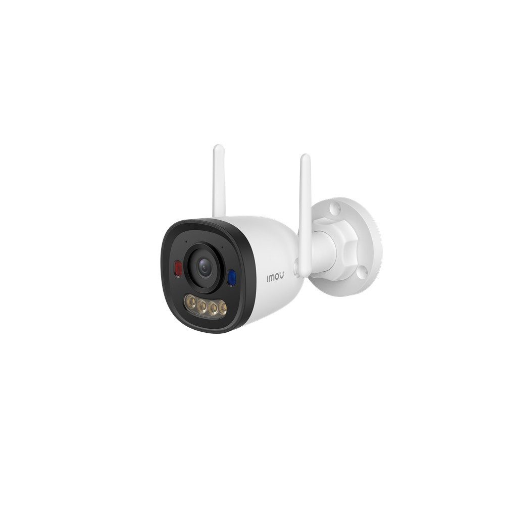 Imou Überwachungskamera Bullet 3 Pro 2K Außenkamera 3 MP mit Personen- und Fahrzeugerkennung (Außenbereich, Sicherheitskamera, Alarmsirene, Hausüberwachung Grundstücksüberwachung)
