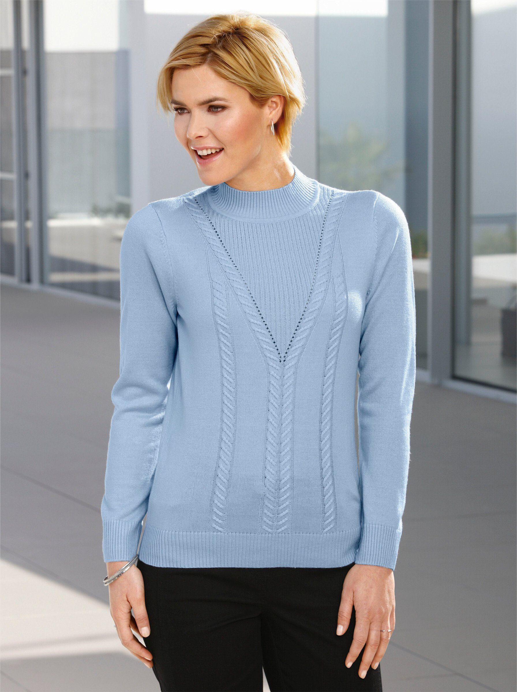 Strickpullover Pullover Langarm Jersey