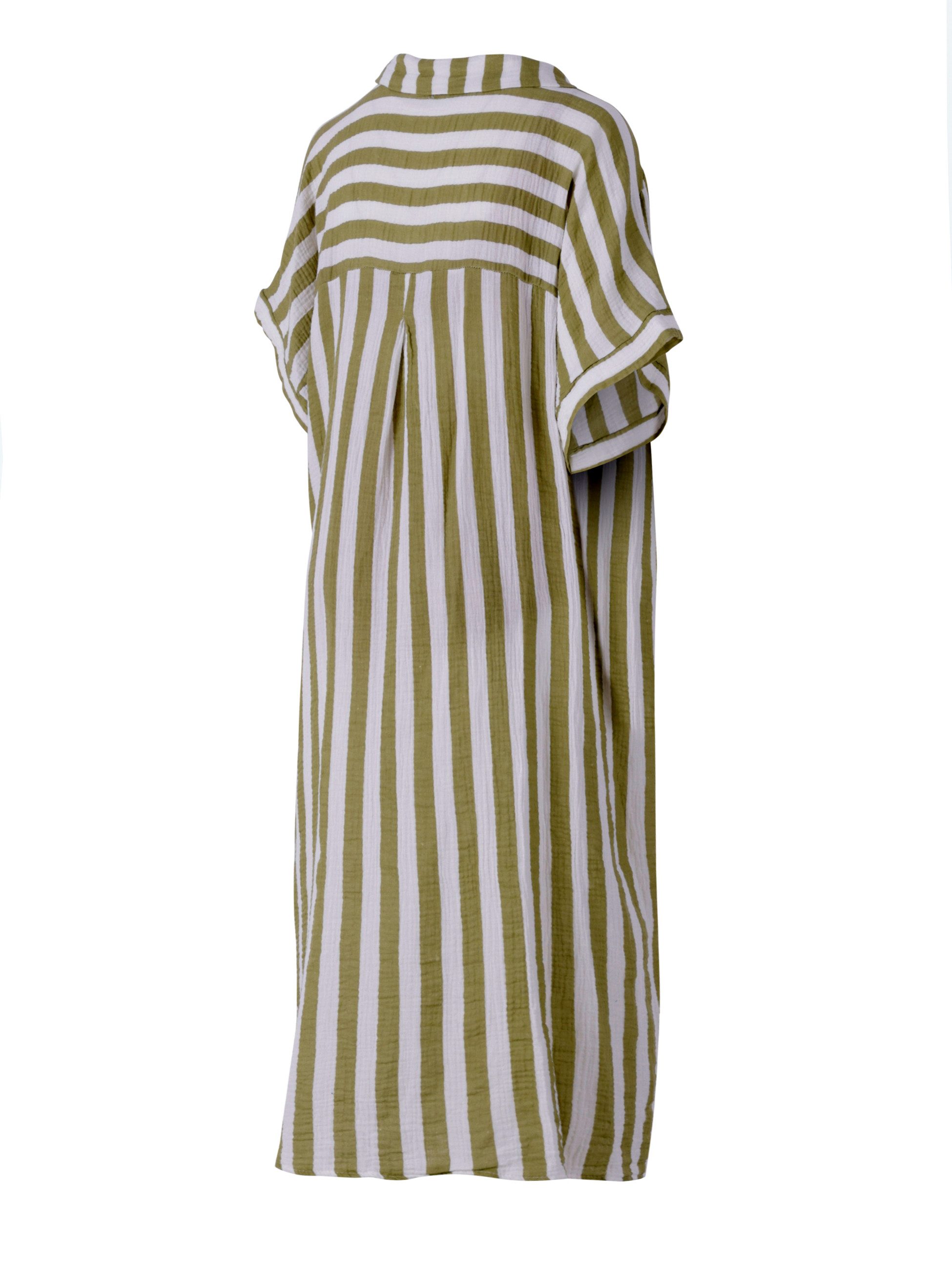YC Fashion & Style Sommerkleid Hemdblusenkleid in Oversized-Passform Musselin Basic