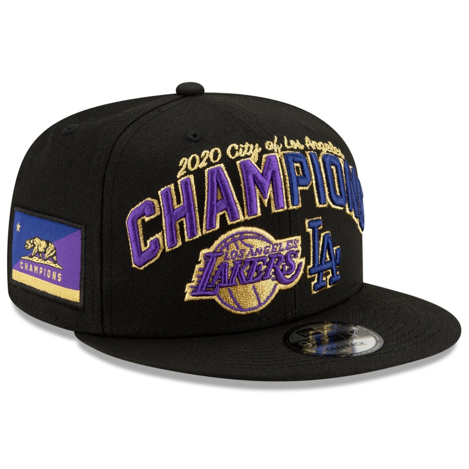 Snapback LA & 2020 Era CHAMPS New Lakers 9Fifty Dodgers Cap