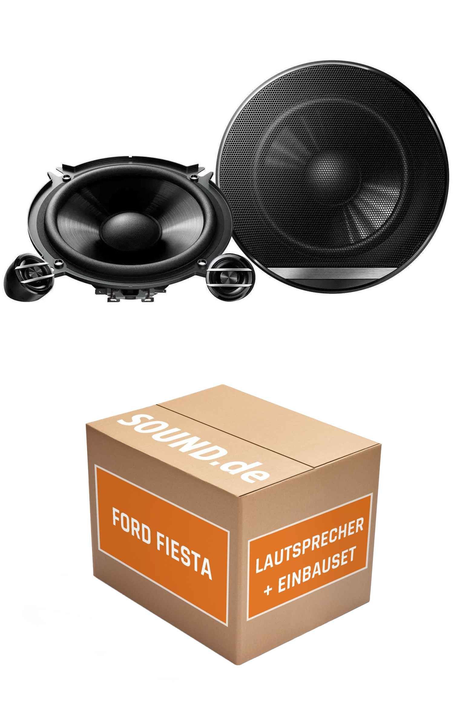 JUST SOUND best choice for caraudio Lautsprecher Boxen Einbauset Pioneer TS-G130C Ford Fiesta MK5 Auto-Lautsprecher (40 W, 13 cm)