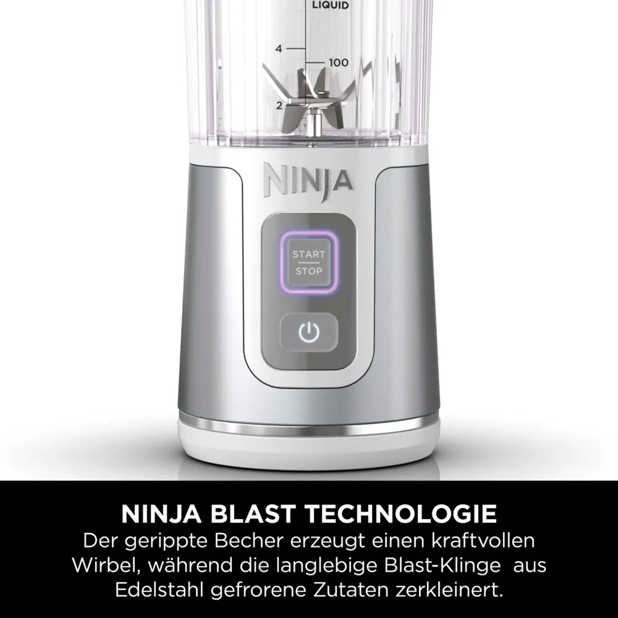 NINJA Standmixer Blast Kabelloser Mixer, 600 W