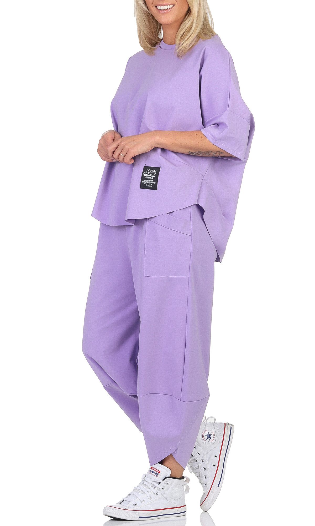 simaranda Jogginganzug Damen Jogginganzug 6170 36-42 Flieder