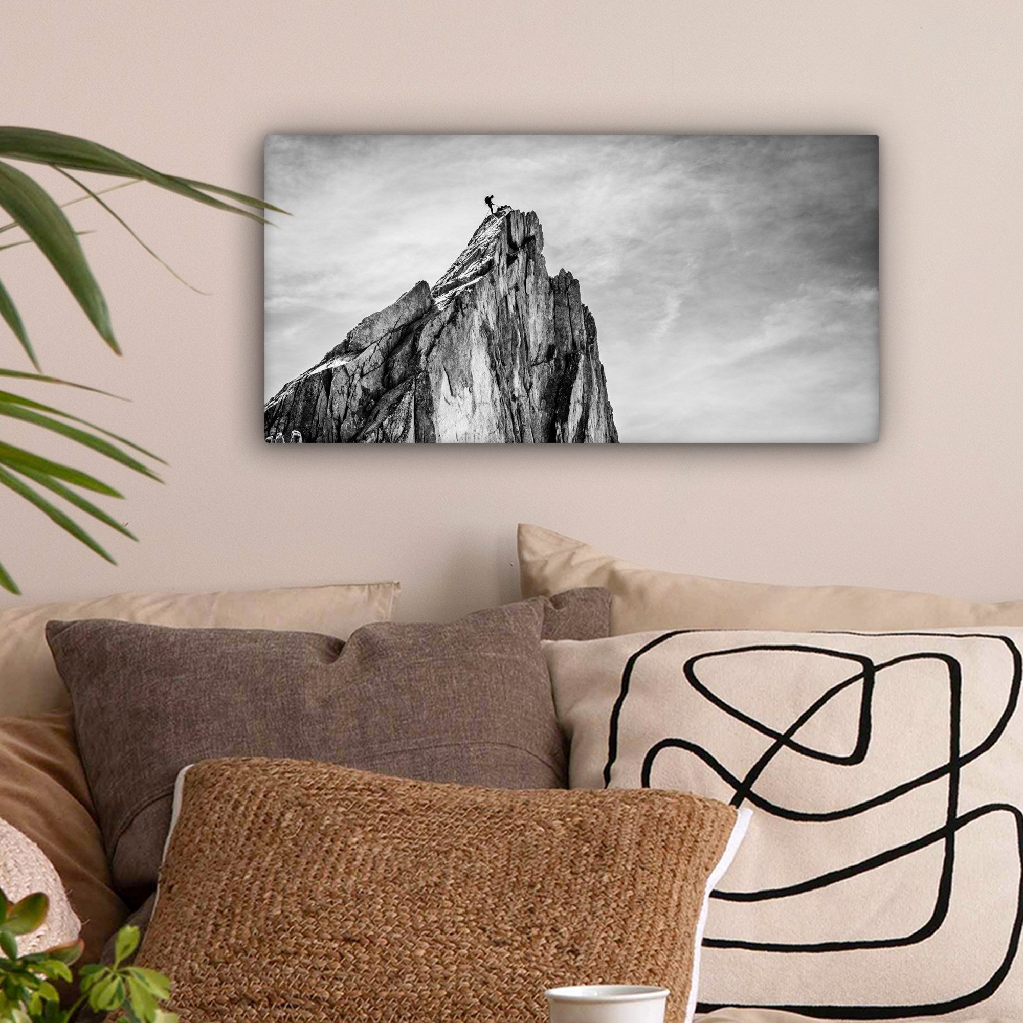 OneMillionCanvasses® Leinwandbild Panorama Berg - Natur günstig online kaufen