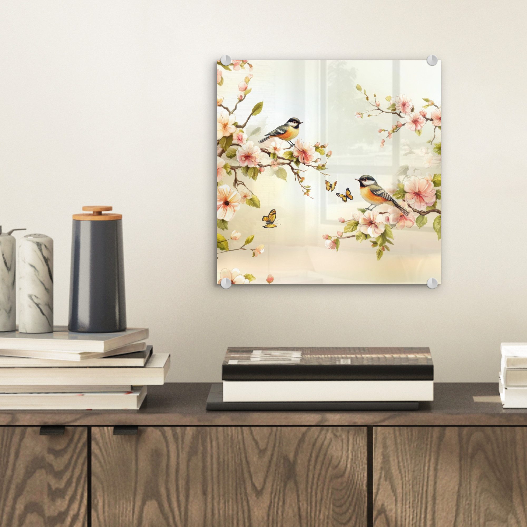 MuchoWow Acrylglasbild Äste - Blumen - günstig online kaufen