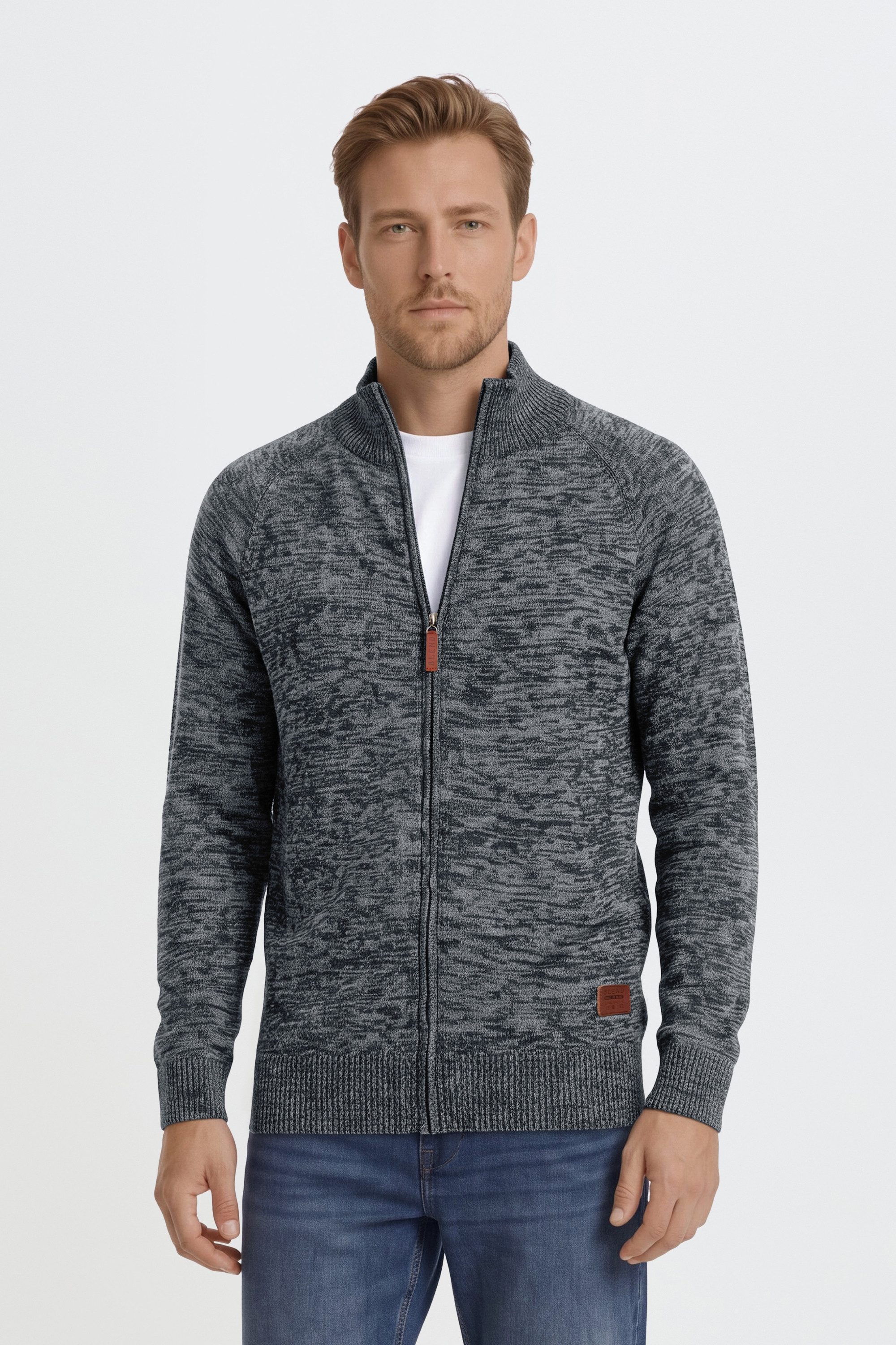 Blend Strickjacke BHDaniri Strickjacke mit hochabschließendem Kragen