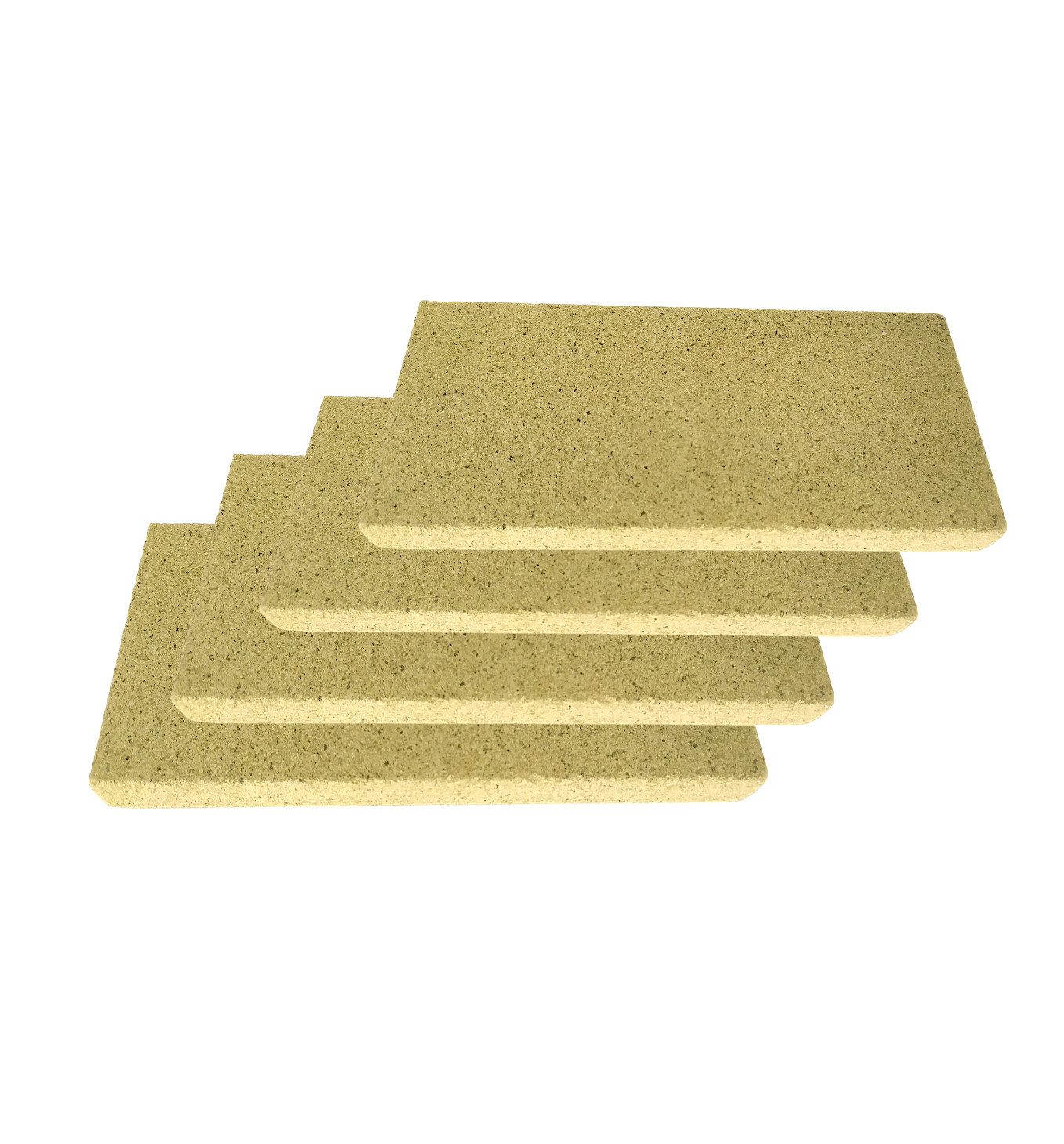 Fuehrmed Feuerraumplatten Vermiculite Platten Dicke 2/2,5/3 cm Schamottersatz Kaminofen