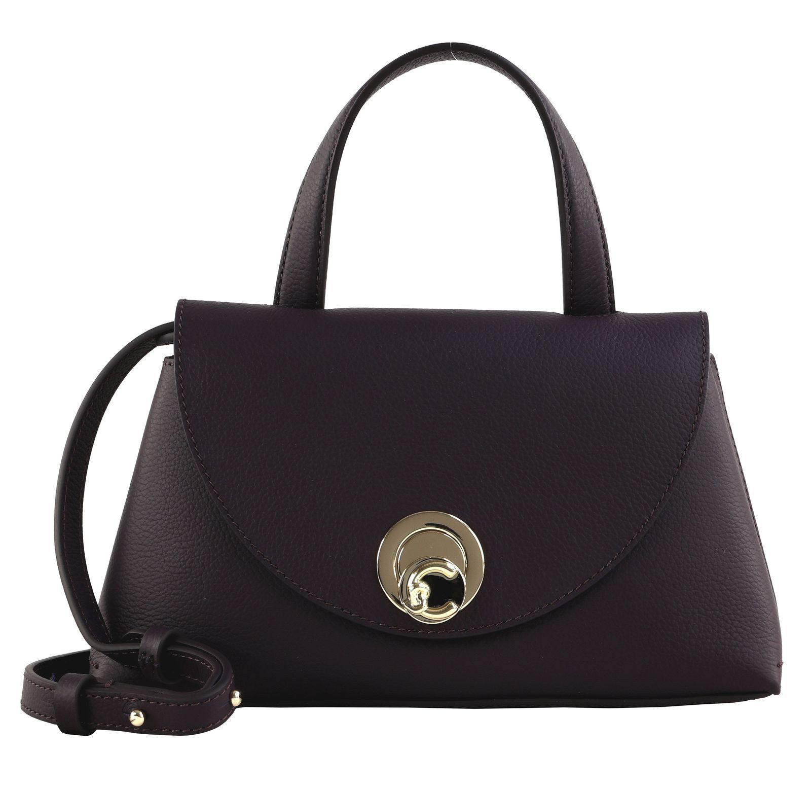 COCCINELLE Umhängetasche Handbag Double Grainy Leather, aus echtem Leder