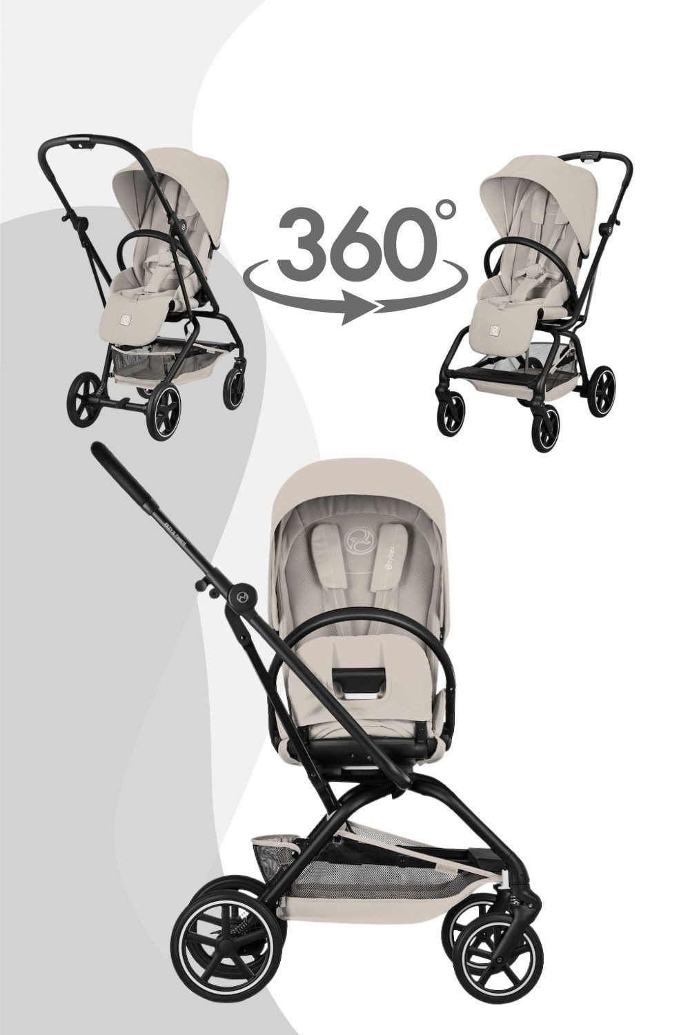 Cybex Kombi-Kinderwagen Eezy S Twist+ 2 Buggy