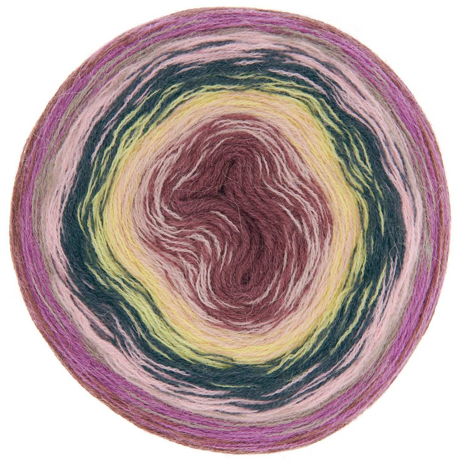 Rico Design Alpaca Dégradé Lucky 8 Häkelwolle, 800 m