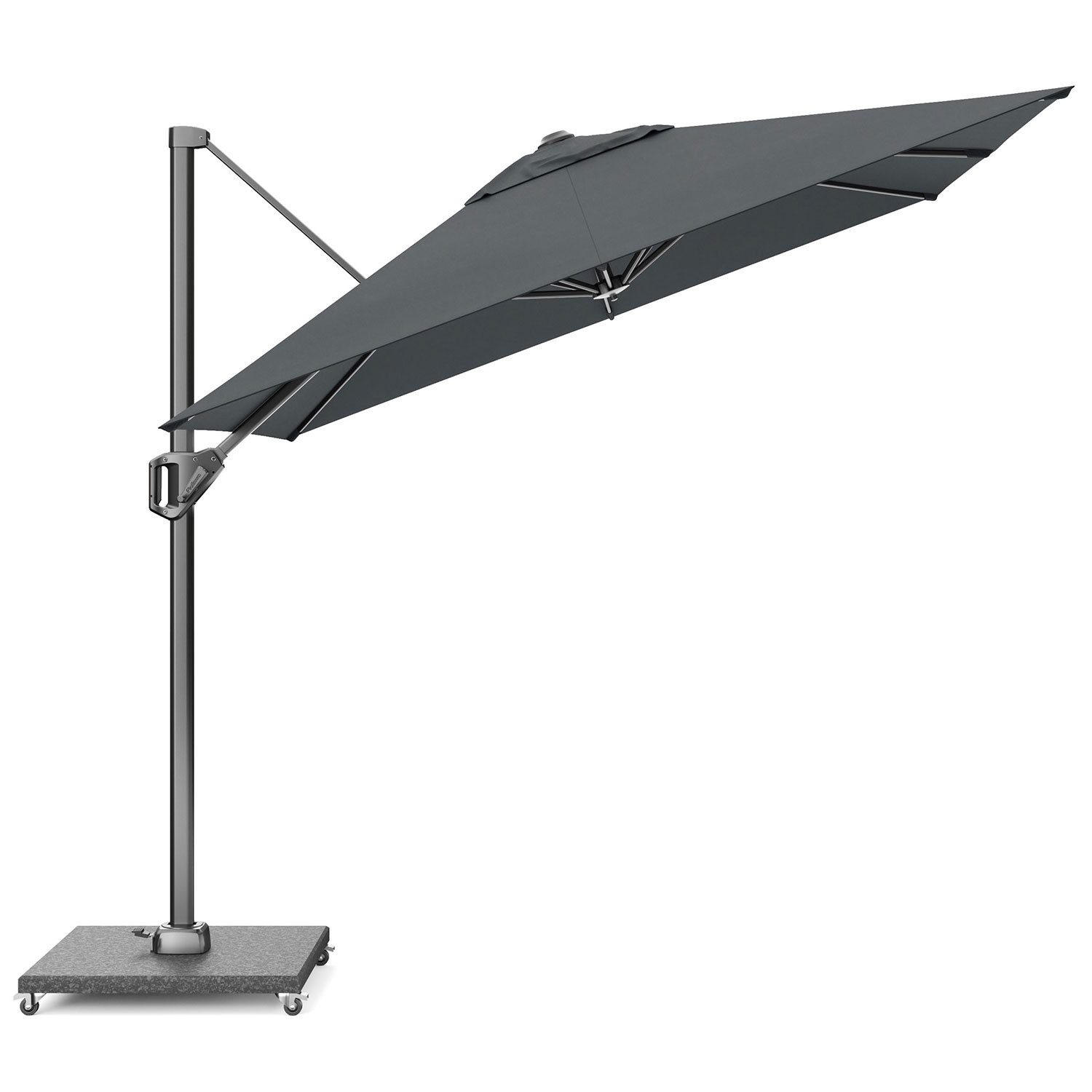 Platinum Sonnenschirm eckig Voyager T¹ Basic 360° kippbar, LxB: 250x250 cm