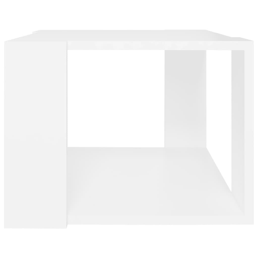 vidaXL Couchtisch Couchtisch (1-St) | Weiß 40x40x30 Weiß cm Weiß Holzwerkstoff