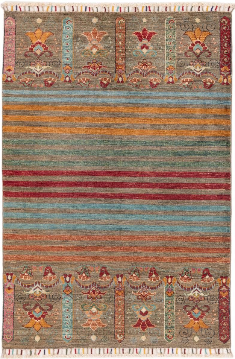 Orientteppich Arijana Shaal 102x149 Handgeknüpfter Orientteppich, Nain Trading, rechteckig, Höhe: 5 mm