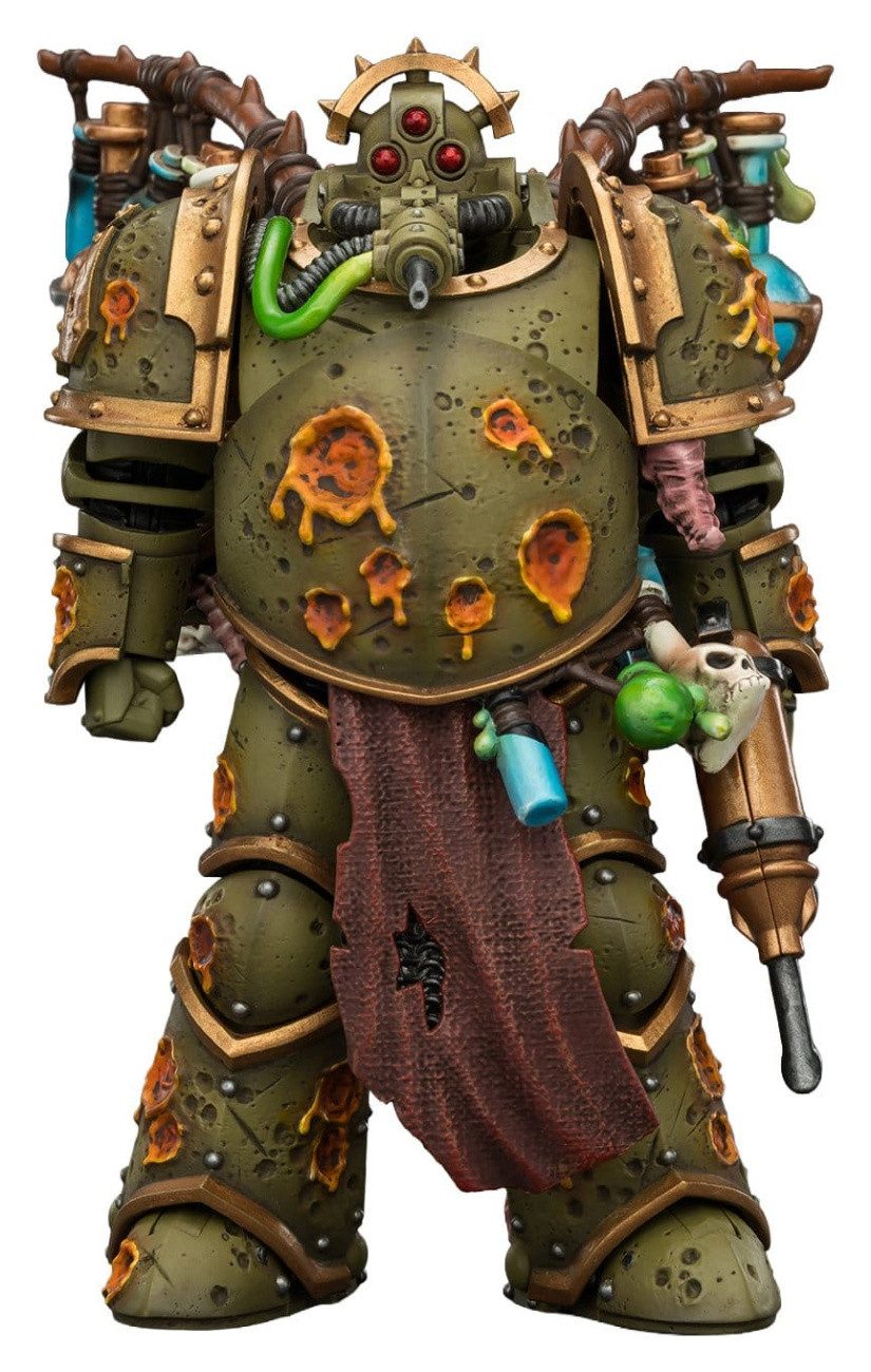 Joy Toy (CN) Actionfigur Warhammer 40,000 Actionfigur Death Guard Biologus Putrifier 12 cm