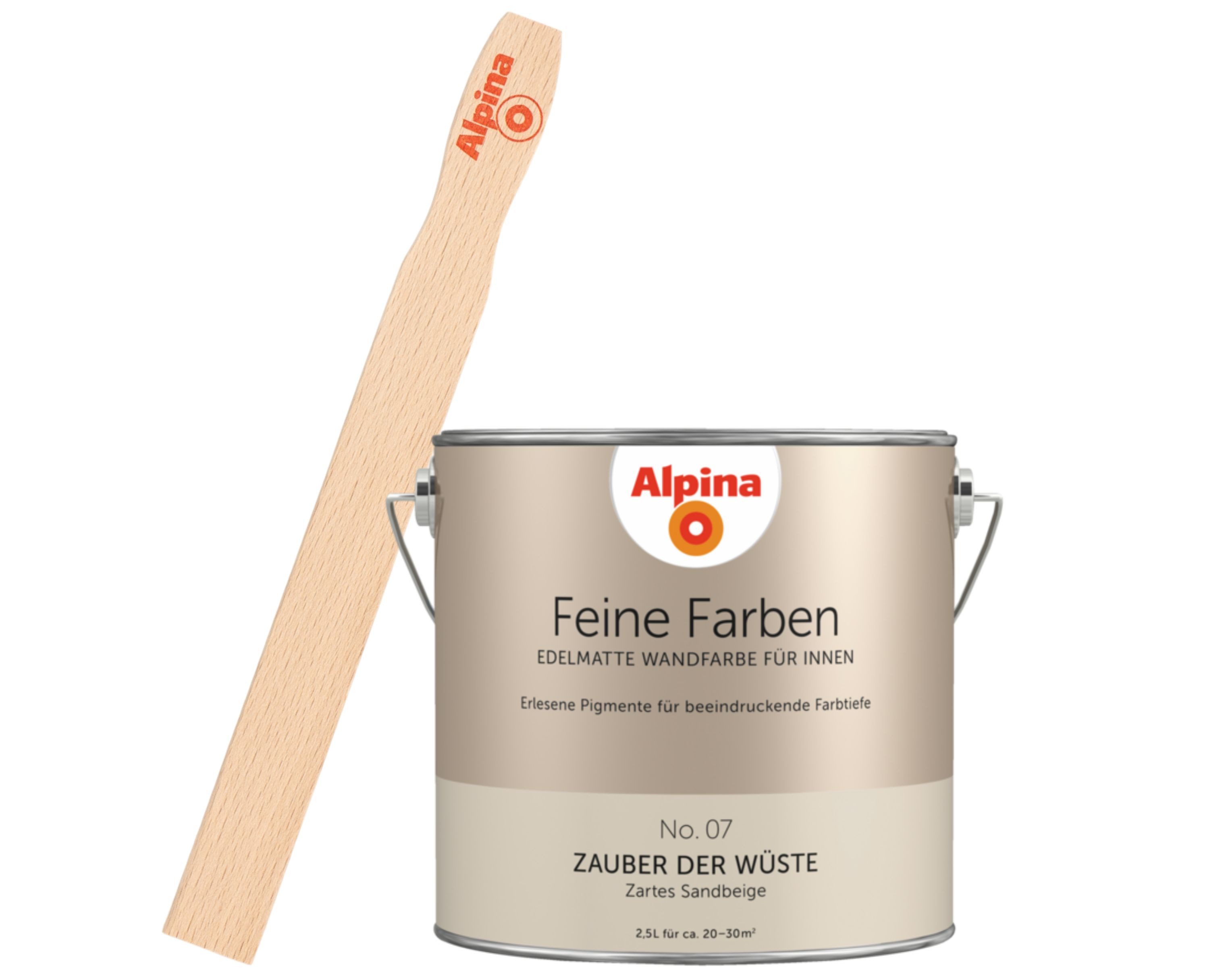 Alpina Wandfarbe Alpina Feine Farben + Gratis Rührstab
