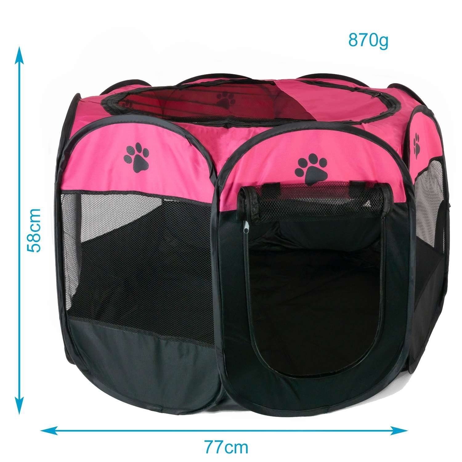 Intirilife Tierhaus, 77 x 58 cm Spielzelt Für Hunde Katzen oder Hasen