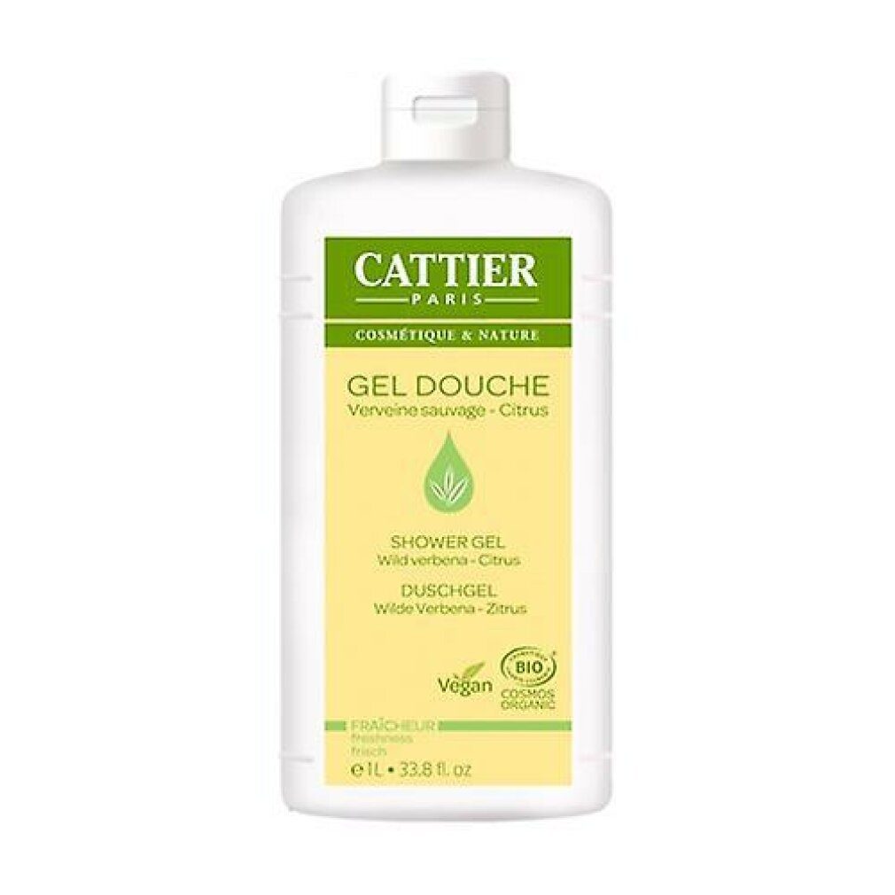 Cattier Duschgel Paris Gel Ducha Refrescante Verbena 1l