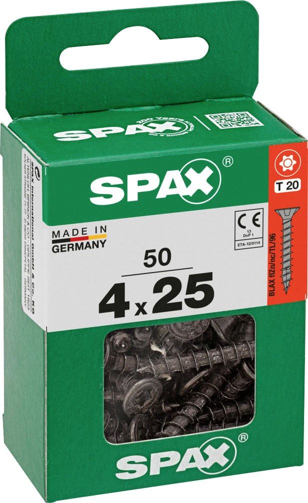 SPAX Schnellbauschraube Spax Universalschrauben 4 x 25 mm T20 Vollgewinde