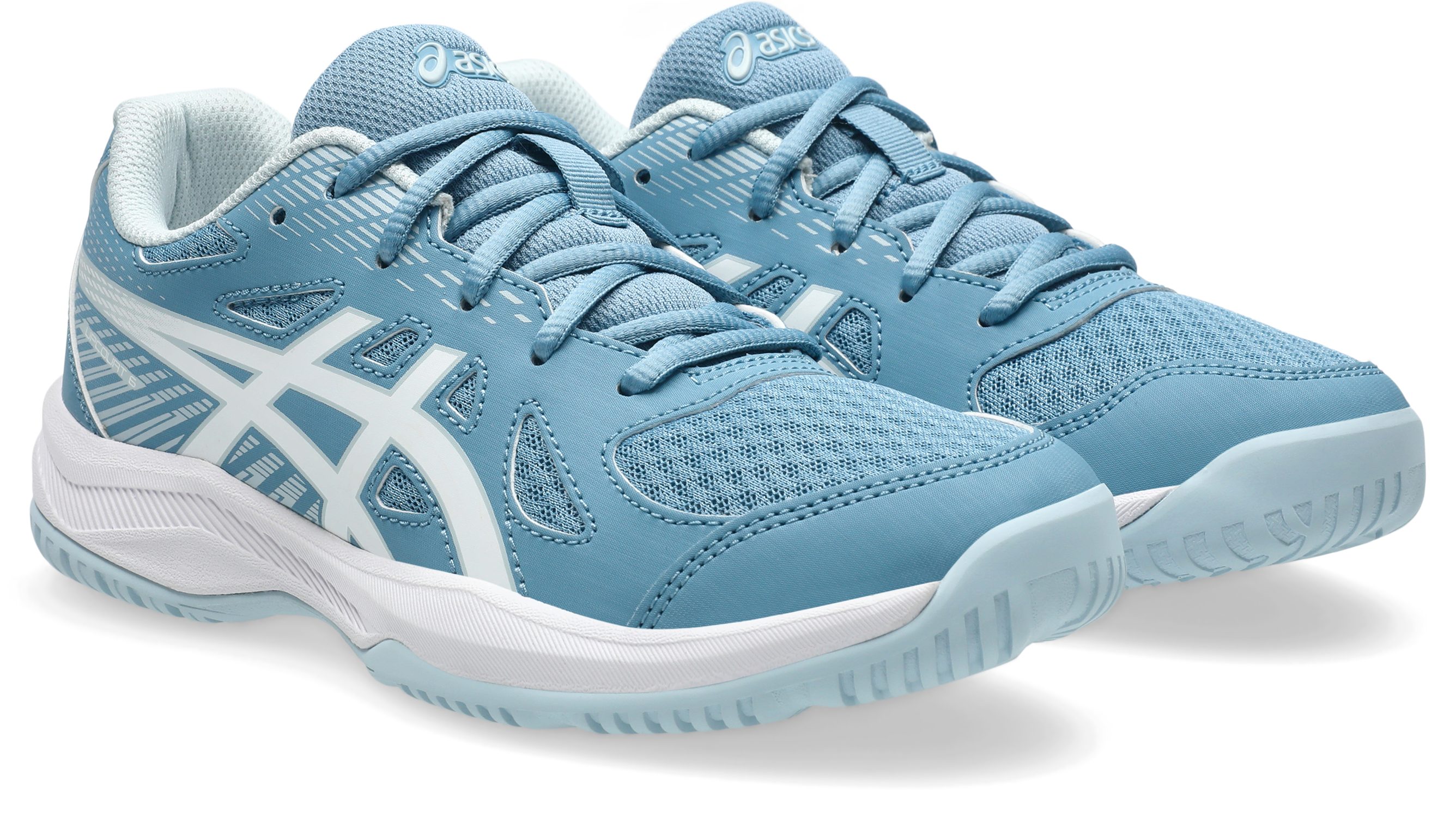 Asics UPCOURT 6 GS Hallenschuh (für Jugendliche) geeignet für Handball&Volleyball, Indoorschuh, nicht abfärbende Sohle
