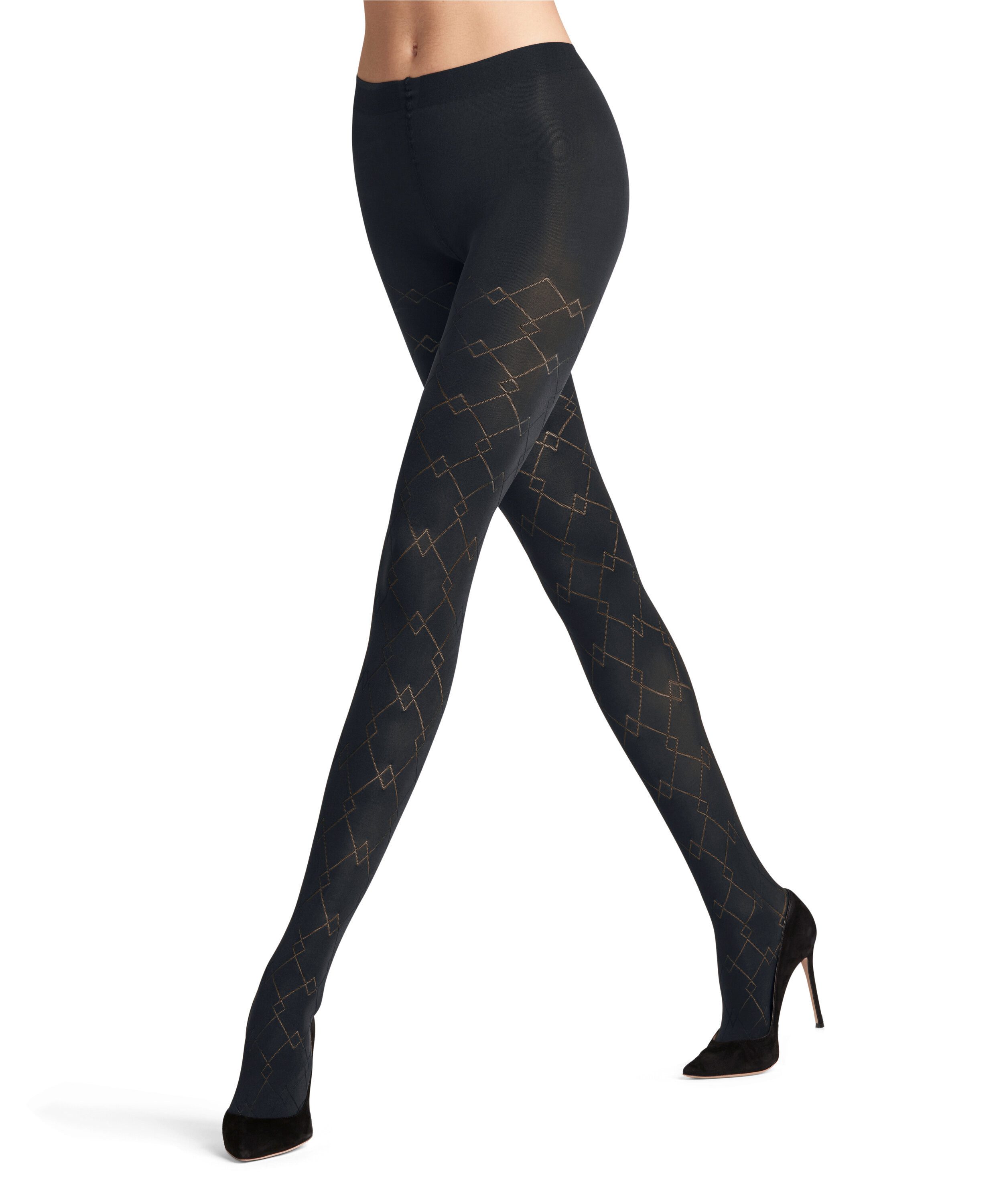 FALKE Feinstrumpfhose Check Mate 60 DEN (1 St) mit Argyle-Muster