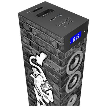 BigBen Stereoanlage (Musik Anlage Sound Tower iPod/iPhone Dock MP3 USB SD Karten Radio)