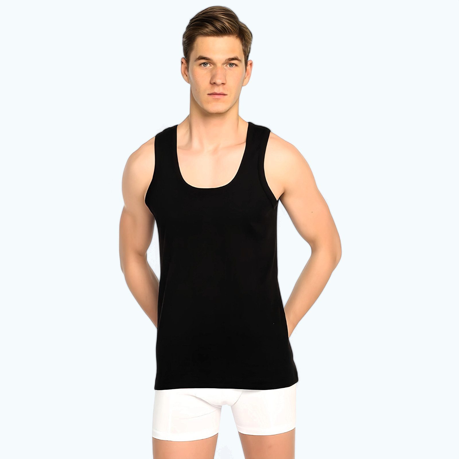 Seher Mensucat Unterhemd 6er-10er Pack Herren Unterhemden Tank Tops 100% Ba günstig online kaufen