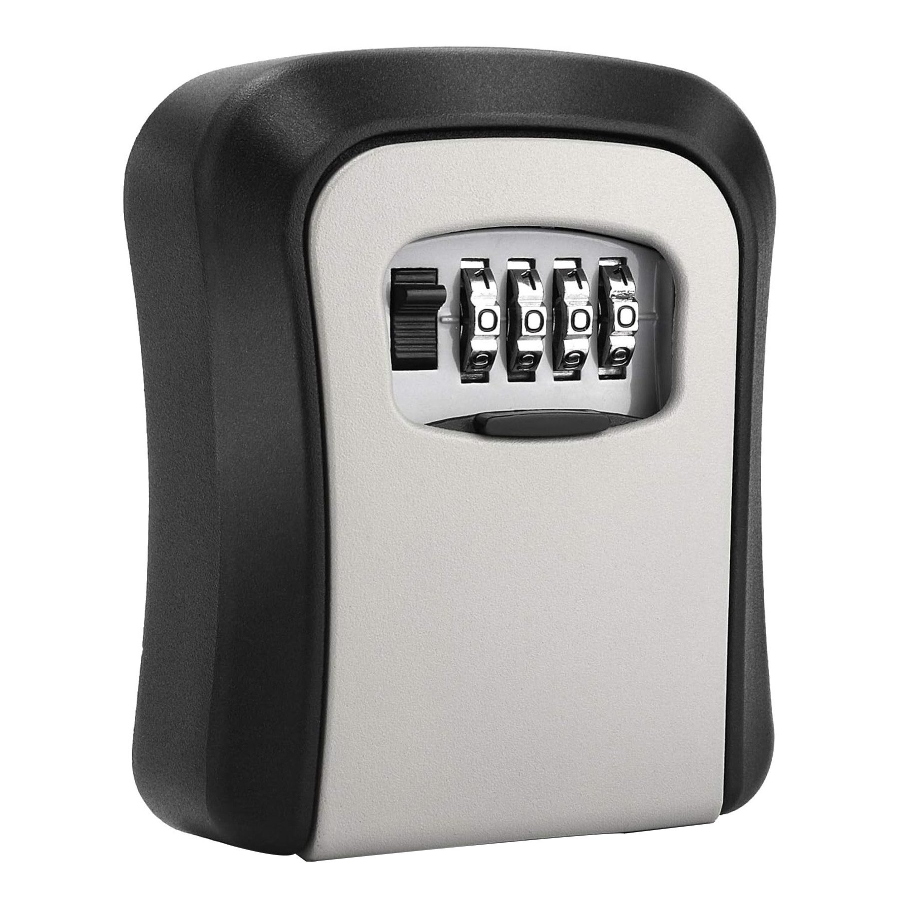 Mutig Schlüsseltresor Schlüsseltresor Wandmontage Wetterfest - Schlüsselsafe 4 Stellig (Schlüsselversteck für Schlüssel Türkarte, Zinklegierung, Schlüsselbox mit Code, Schlüsselkasten mit Zahlencode Robust, Sicher), für Ersatz Hau Schlüssel, Garagen, Schule, Büro