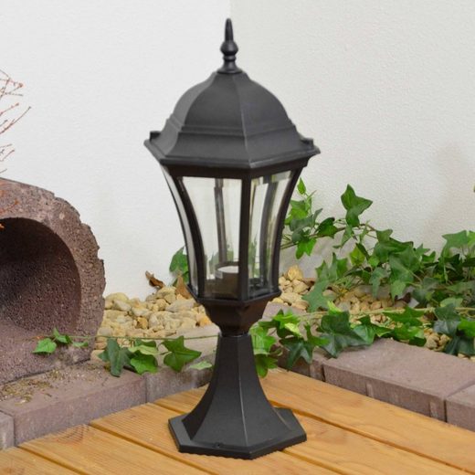 Licht-Erlebnisse Sockelleuchte »WARSCHAU«, Wegeleuchte Schwarz