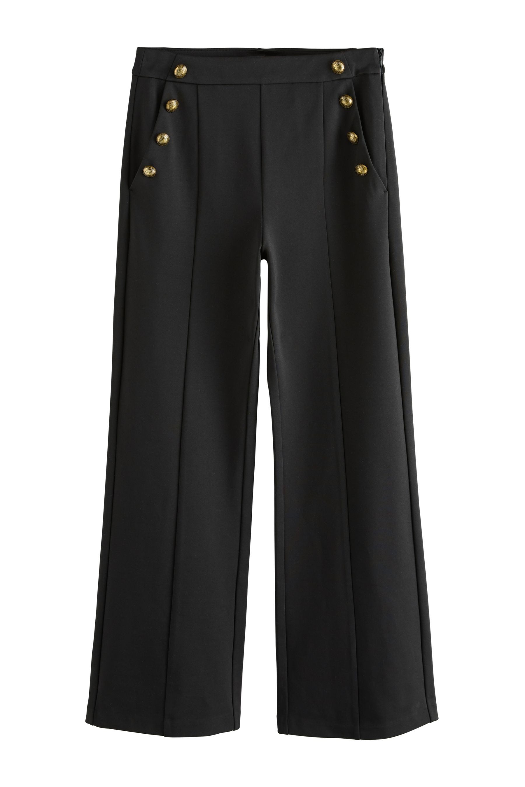 Palazzohose Ponte-Hose mit weitem Bein