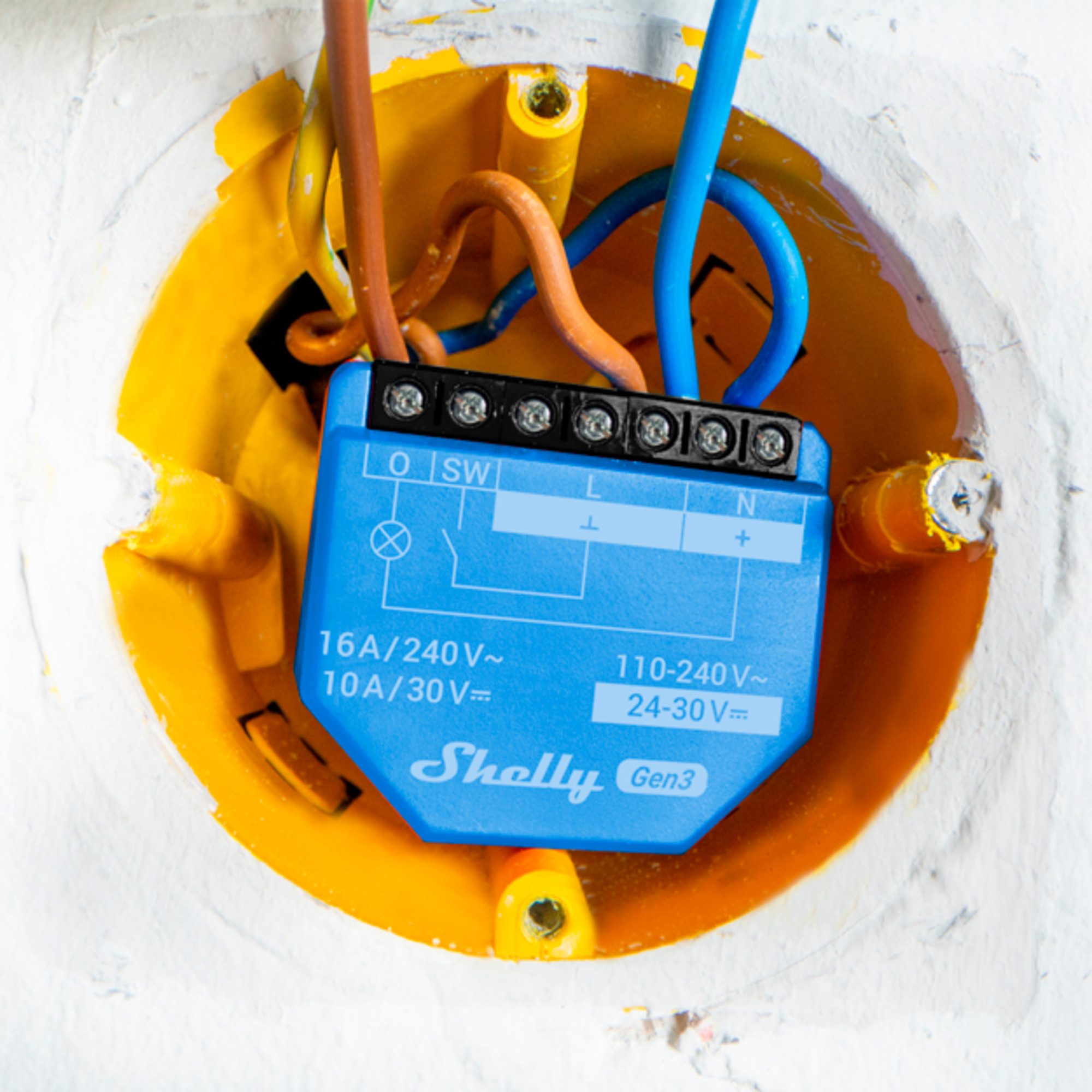 Shelly Relais-Modul Shelly 1 Gen3, Relais, (2er Pack)