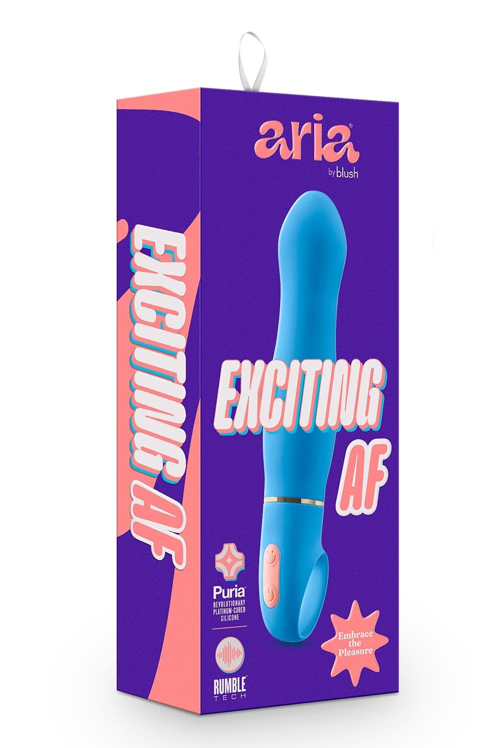 Aria Blue Exciting Blush Af Vibrator