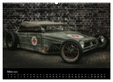 CALVENDO Wandkalender Custom Cars - Autos die begeistern (Premium, hochwertiger DIN A2 Wandkalender 2023, Kunstdruck in Hochglanz)