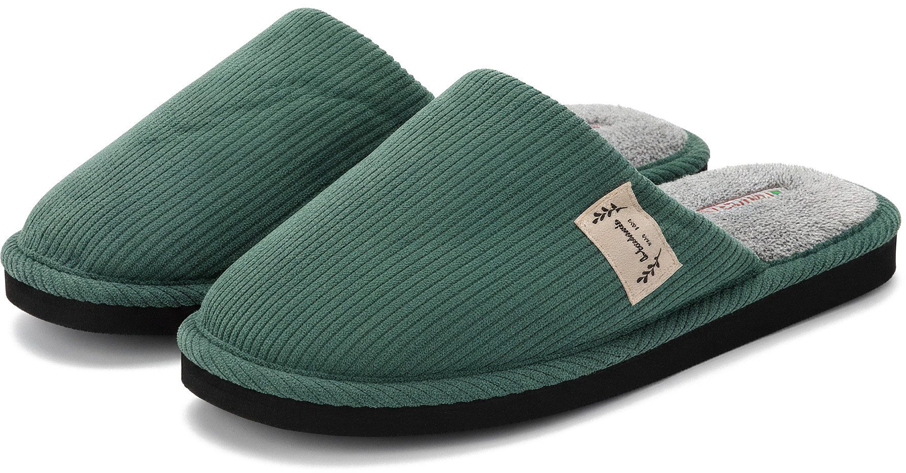 Nawemo Nawemo Zimthausschuhe „Keltisches Grün“ – Nachhaltiger Komfort Hausschuh