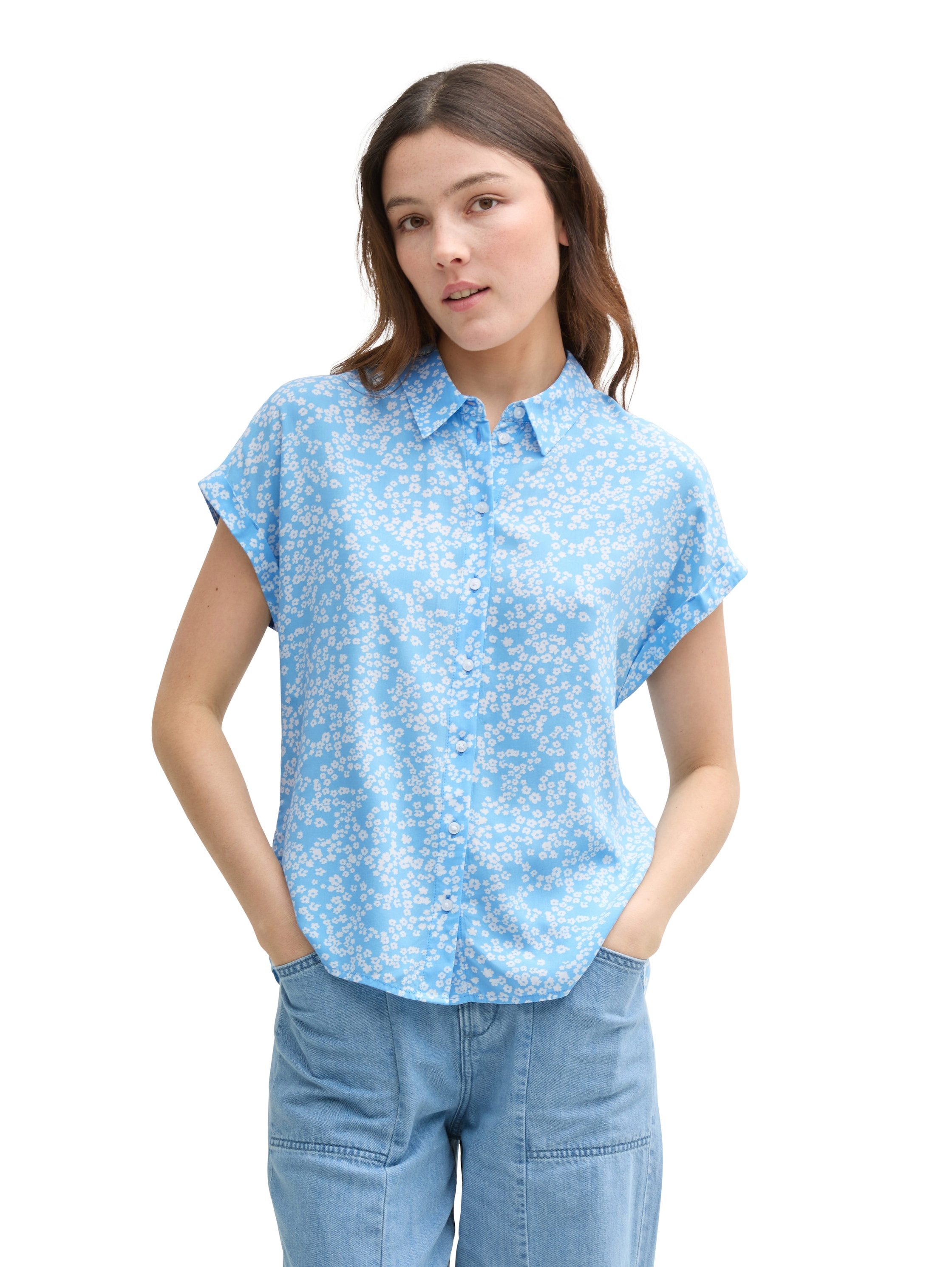 TOM TAILOR Denim Shirtbluse mit weiten günstig online kaufen