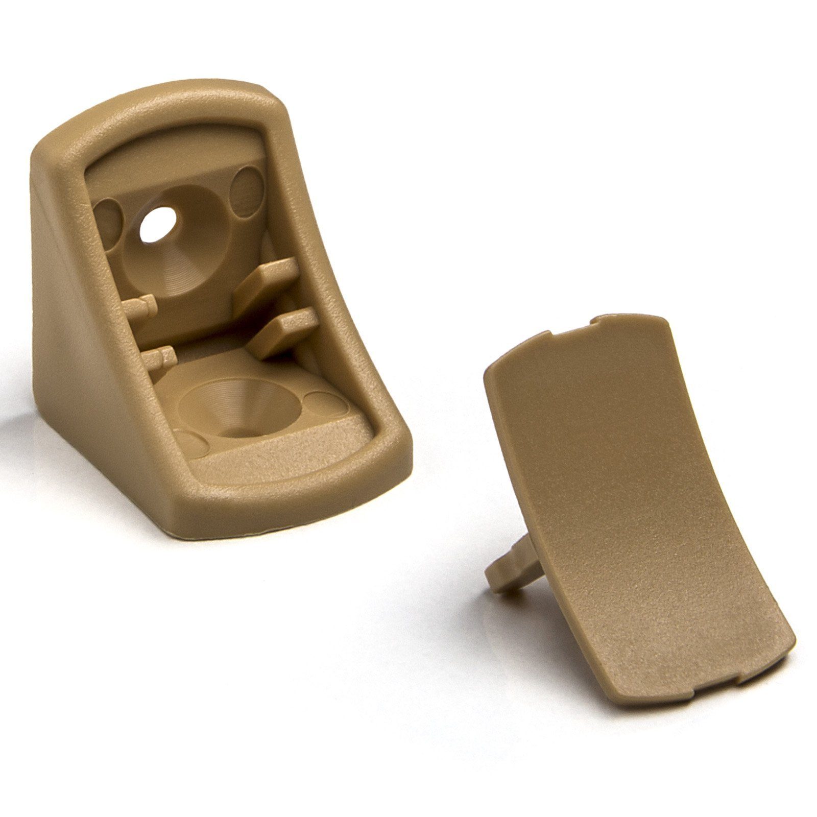 Winkelbeschlag 100 Stück Korpusverbinder Eckverbinder 24 x 24 x 20 mm mit Abdeckkappe