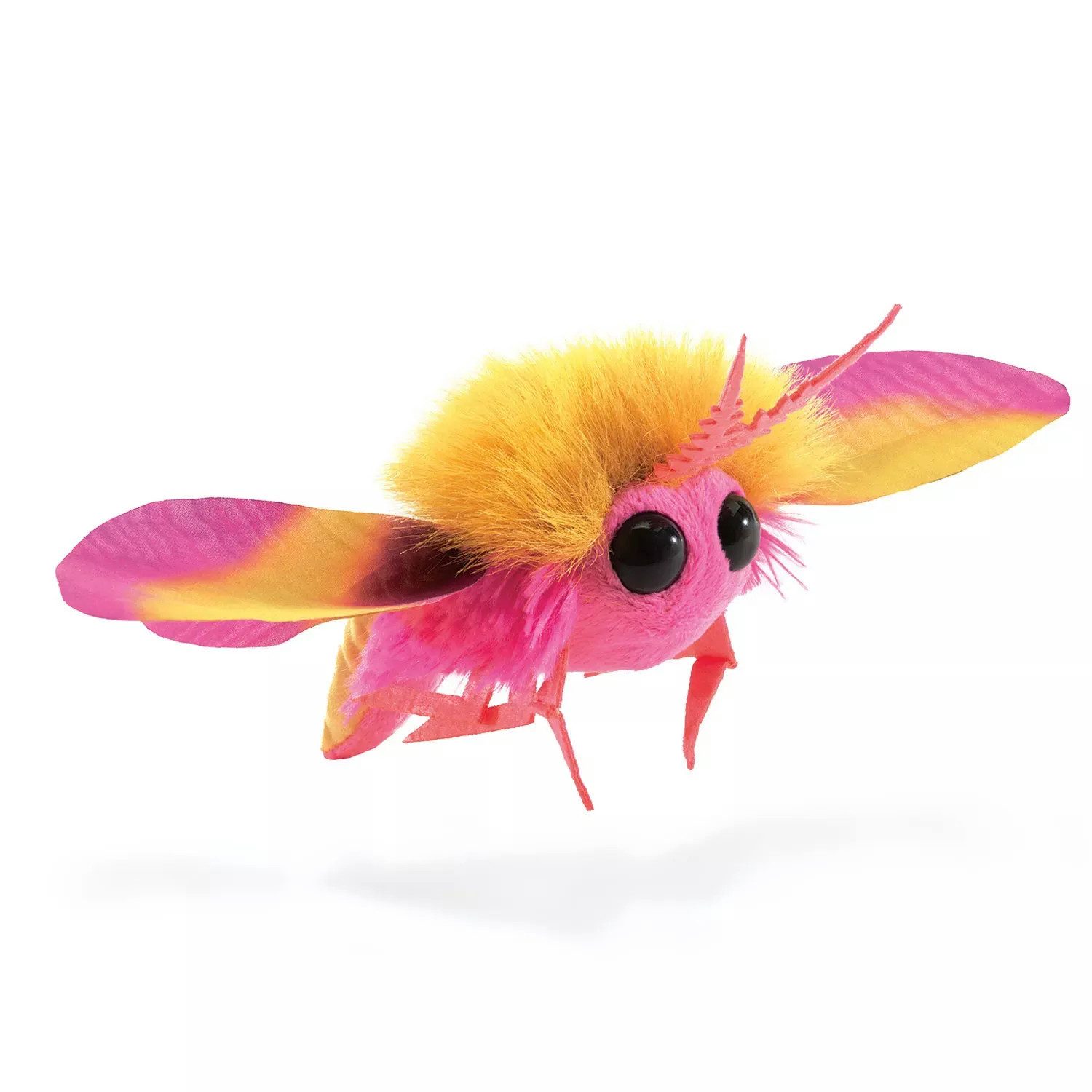 Folkmanis Handpuppen Handpuppe Folkmanis Handpuppe Mini Rosa Ahornmotte / Mini Rosy Maple Moth 8007 (Packung)